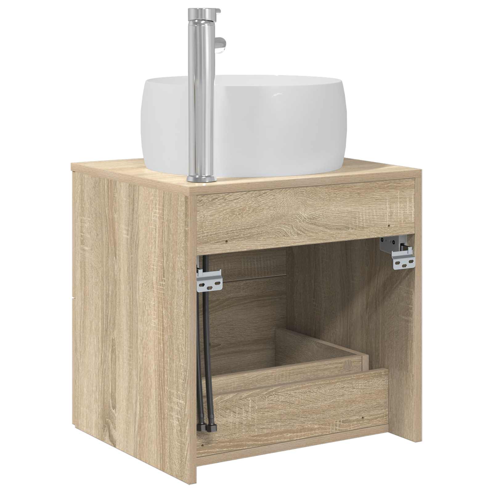 Επιτοίχια Λεκάνη Έπιπλο Sonoma Δρυς 49,5 x 44,5 x 66 εκ - Pakobazaar