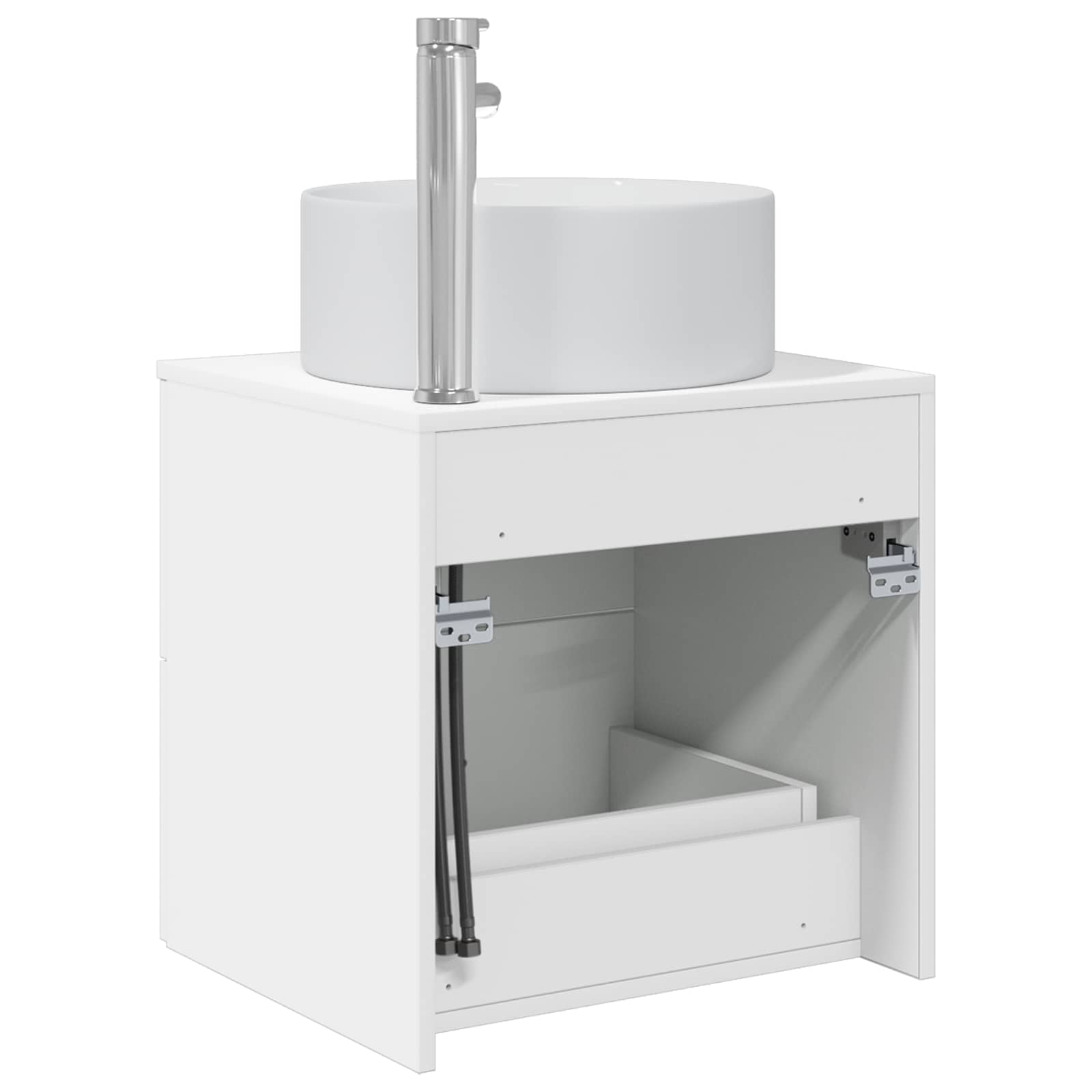 Επιτοίχια Λεκάνη Έπιπλο Λευκό 49,5 x 44,5 x 65,5 εκ - Pakobazaar