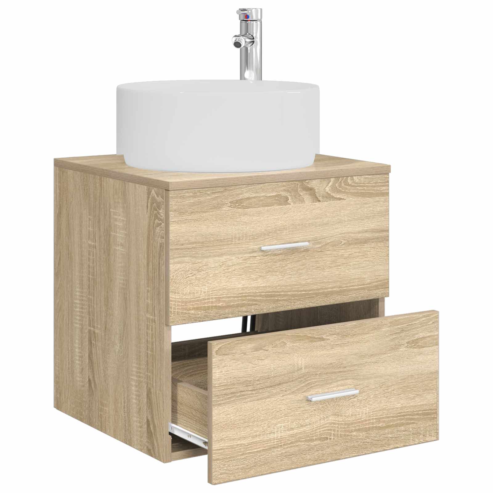 Επιτοίχια Λεκάνη Έπιπλο Sonoma Δρυς 49,5 x 44,5 x 65,5 εκ - Pakobazaar