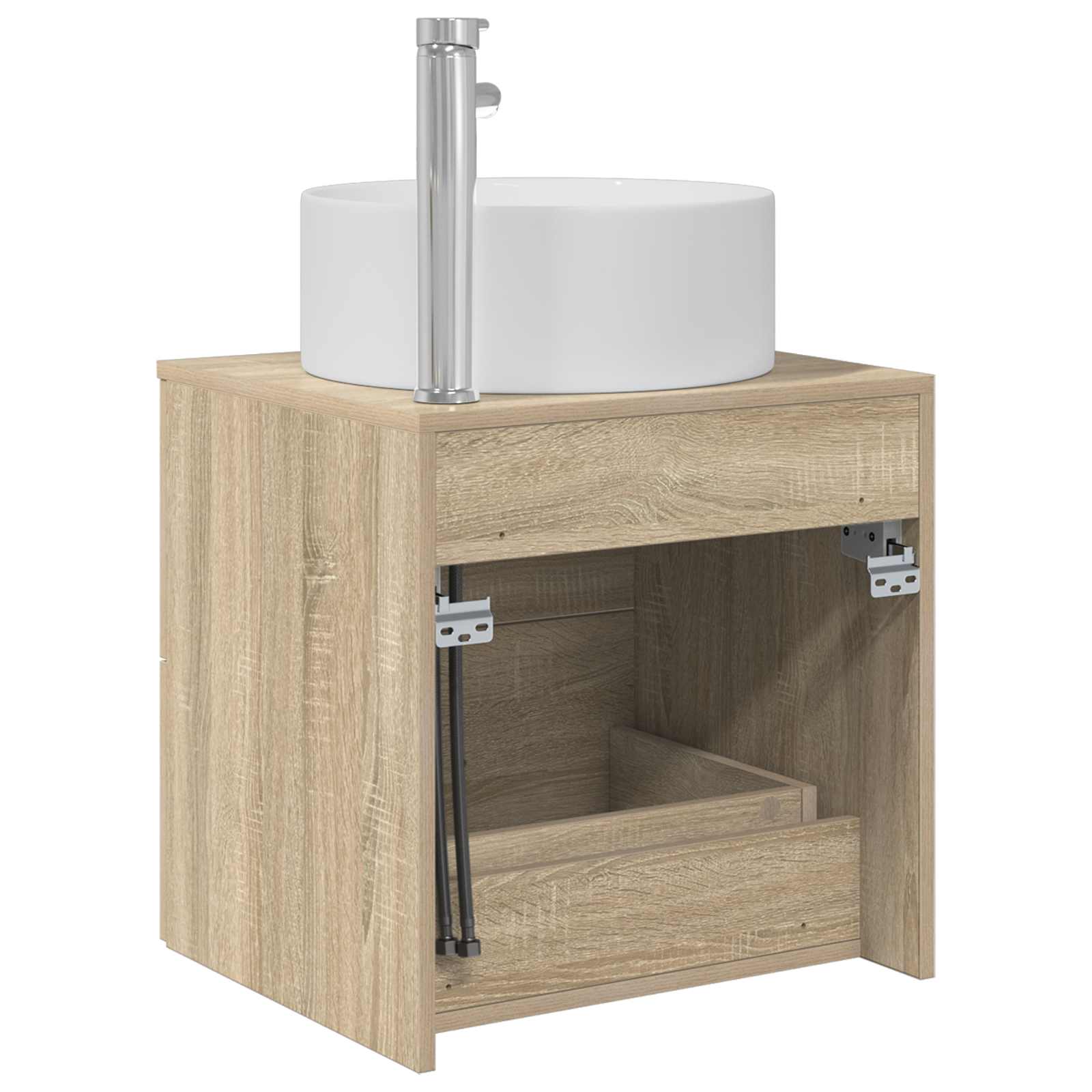 Επιτοίχια Λεκάνη Έπιπλο Sonoma Δρυς 49,5 x 44,5 x 65,5 εκ - Pakobazaar