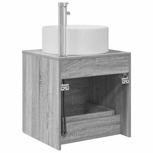 Επιτοίχια Λεκάνη Έπιπλο Γκρι Sonoma 49,5 x 44,5 x 65,5 εκ - Pakobazaar
