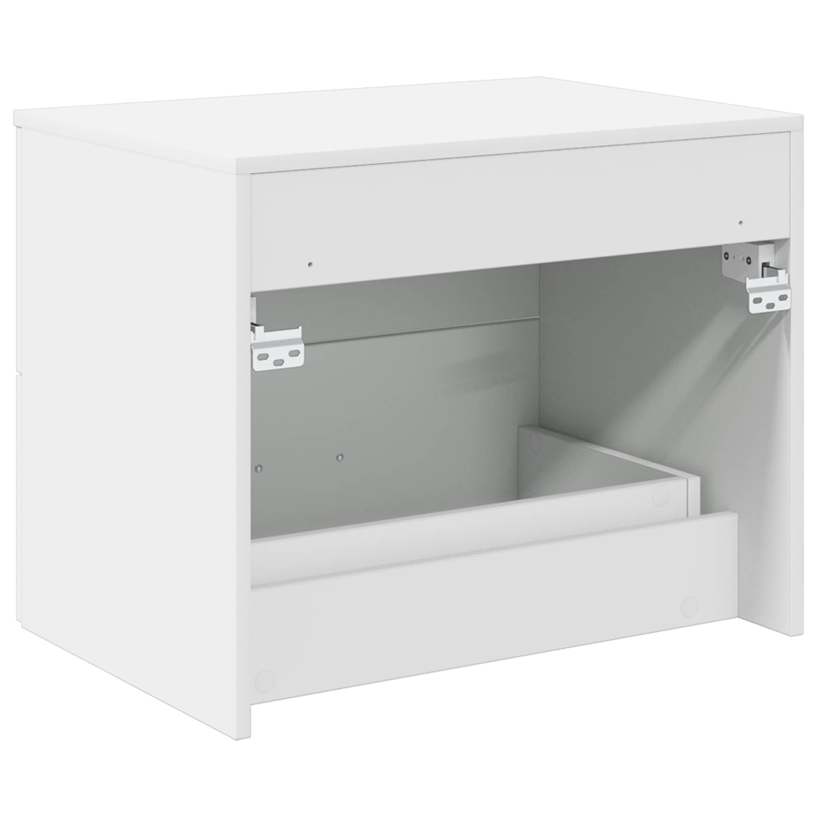 Τοίχου Μπάνιου Κάβινες Λευκό 62,5 x 44,5 x 50 εκ. - Pakobazaar