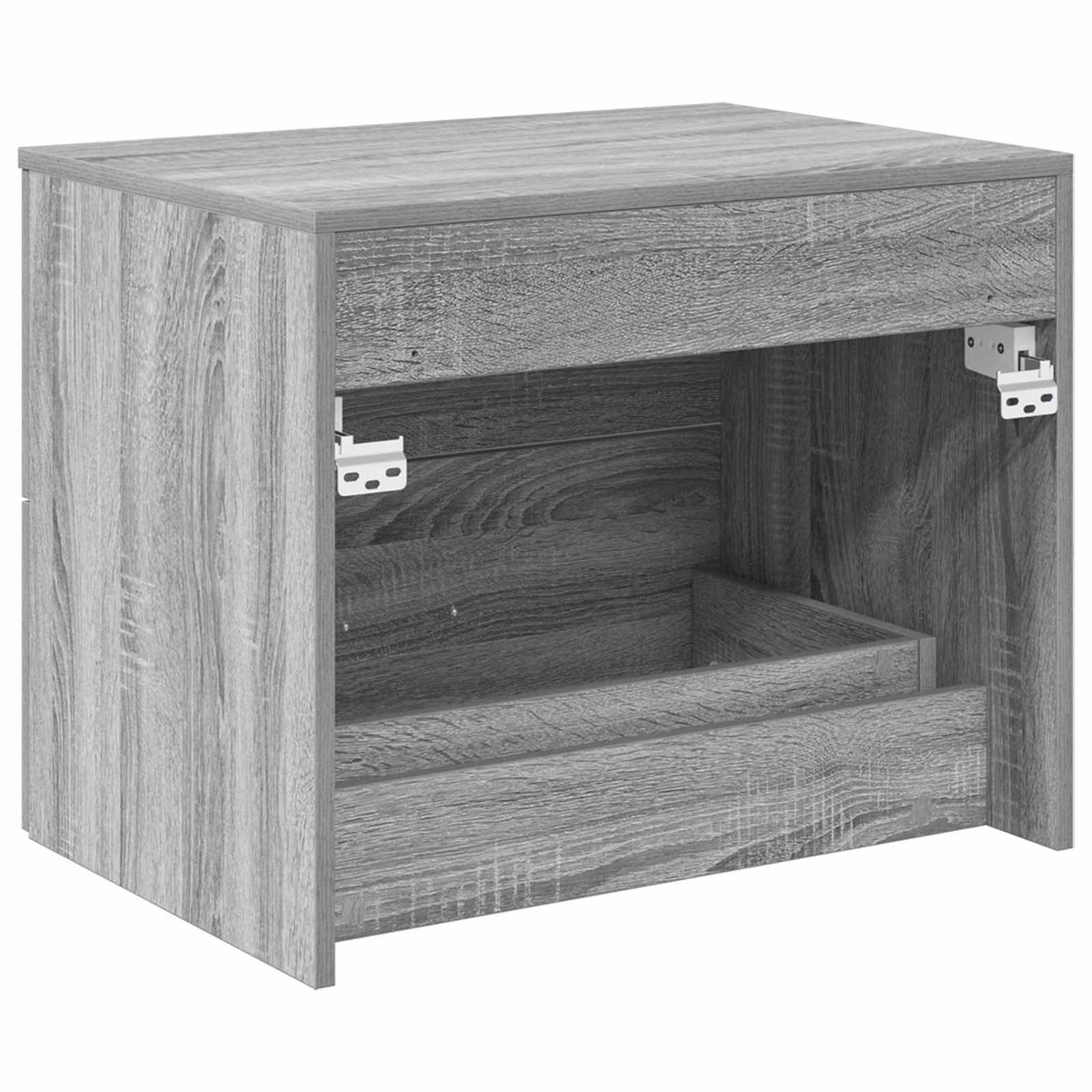 Τοίχου Μπάνιου Κάβινες Γκρι Sonoma 62,5 x 44,5 x 50 εκ. - Pakobazaar