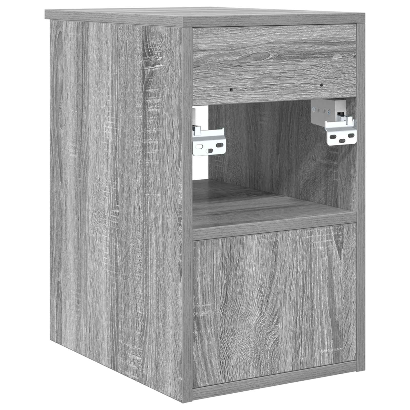 Ντουλάπι Μπάνιου Ενδιάμεσο Γκρι Sonoma 30 x 35 x 50 εκ. - Pakobazaar
