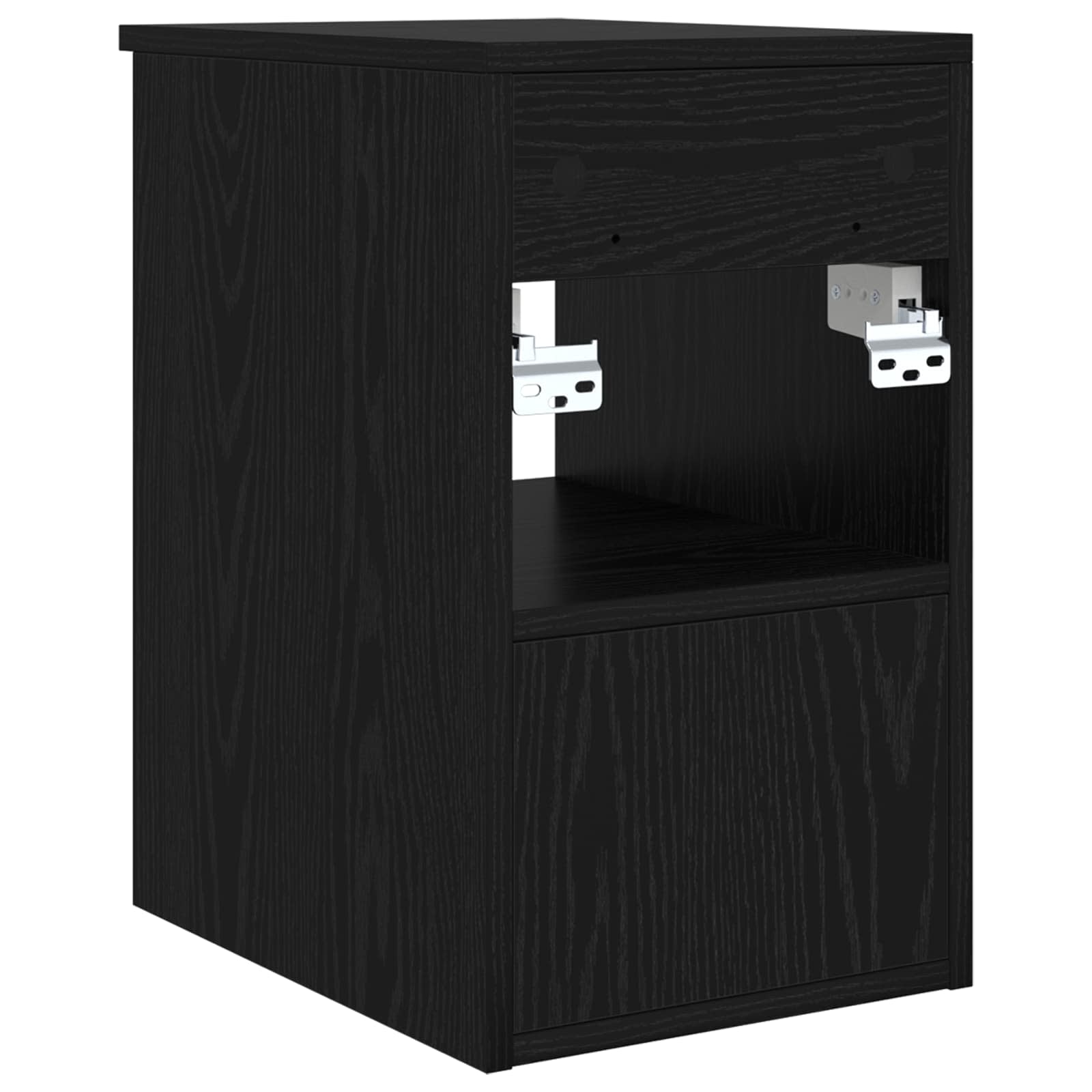 Ντουλάπι Μπάνιου Ενδιάμεσο Μαύρη Δρυς 30 x 44,5 x 50 εκ. - Pakobazaar