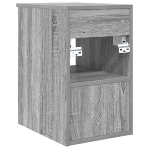 Ντουλάπι Μπάνιου Ενδιάμεσο Γκρι Sonoma 30 x 44,5 x 50 εκ. - Pakobazaar