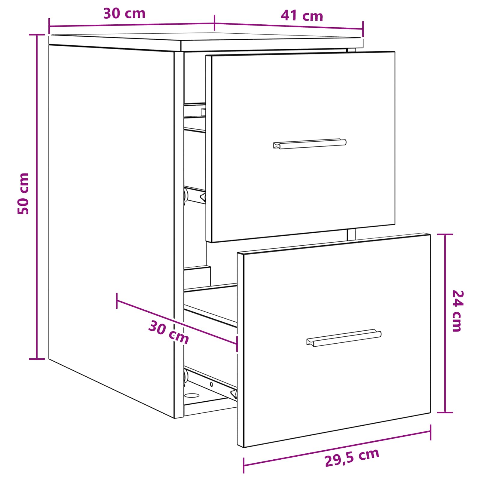 Ντουλάπι Μπάνιου Ενδιάμεσο Artisan Δρυς 30 x 41 x 50 εκ. - Pakobazaar