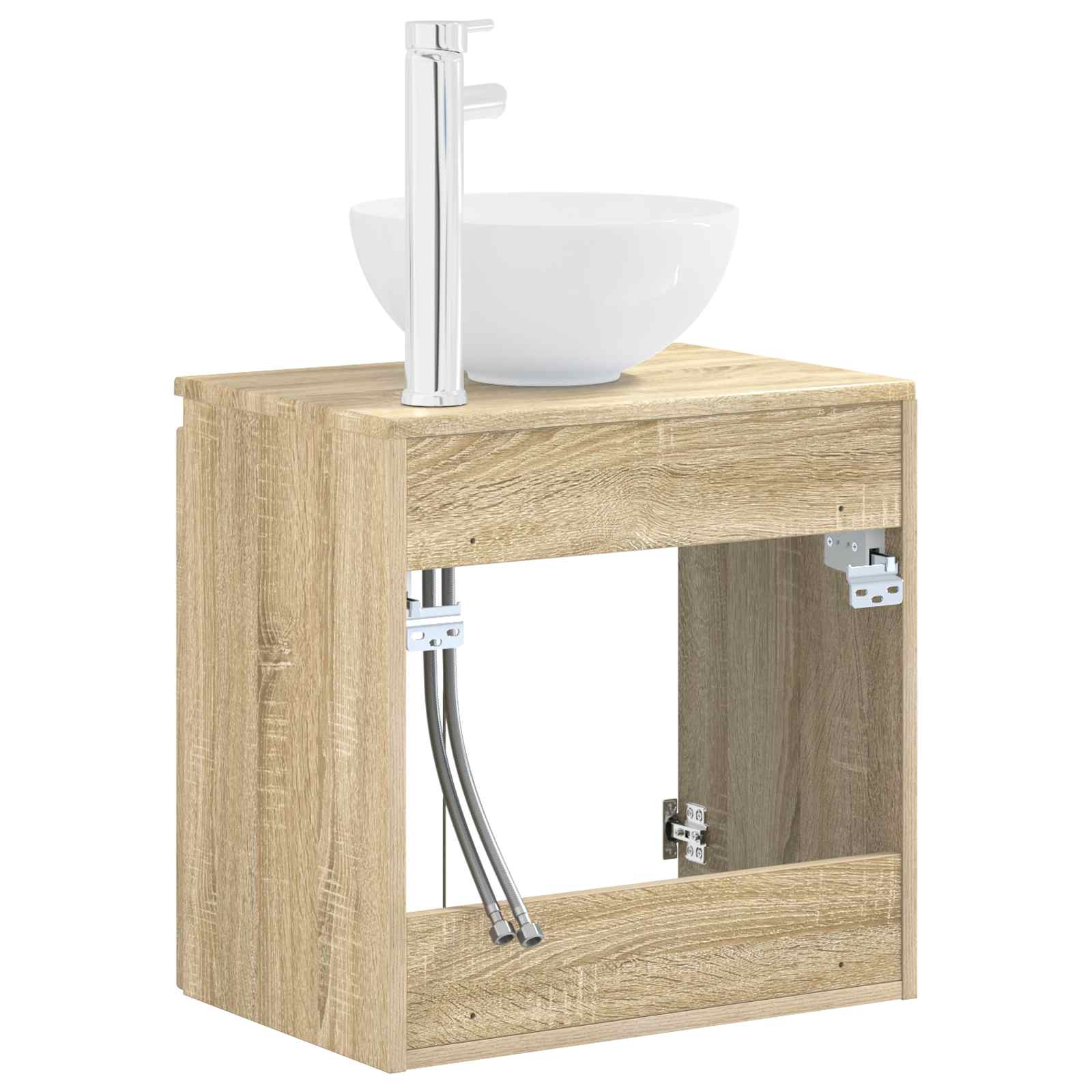 Επιτοίχια Λεκάνη Έπιπλο Sonoma Δρυς 49,5 x 41 x 64,5 εκ - Pakobazaar
