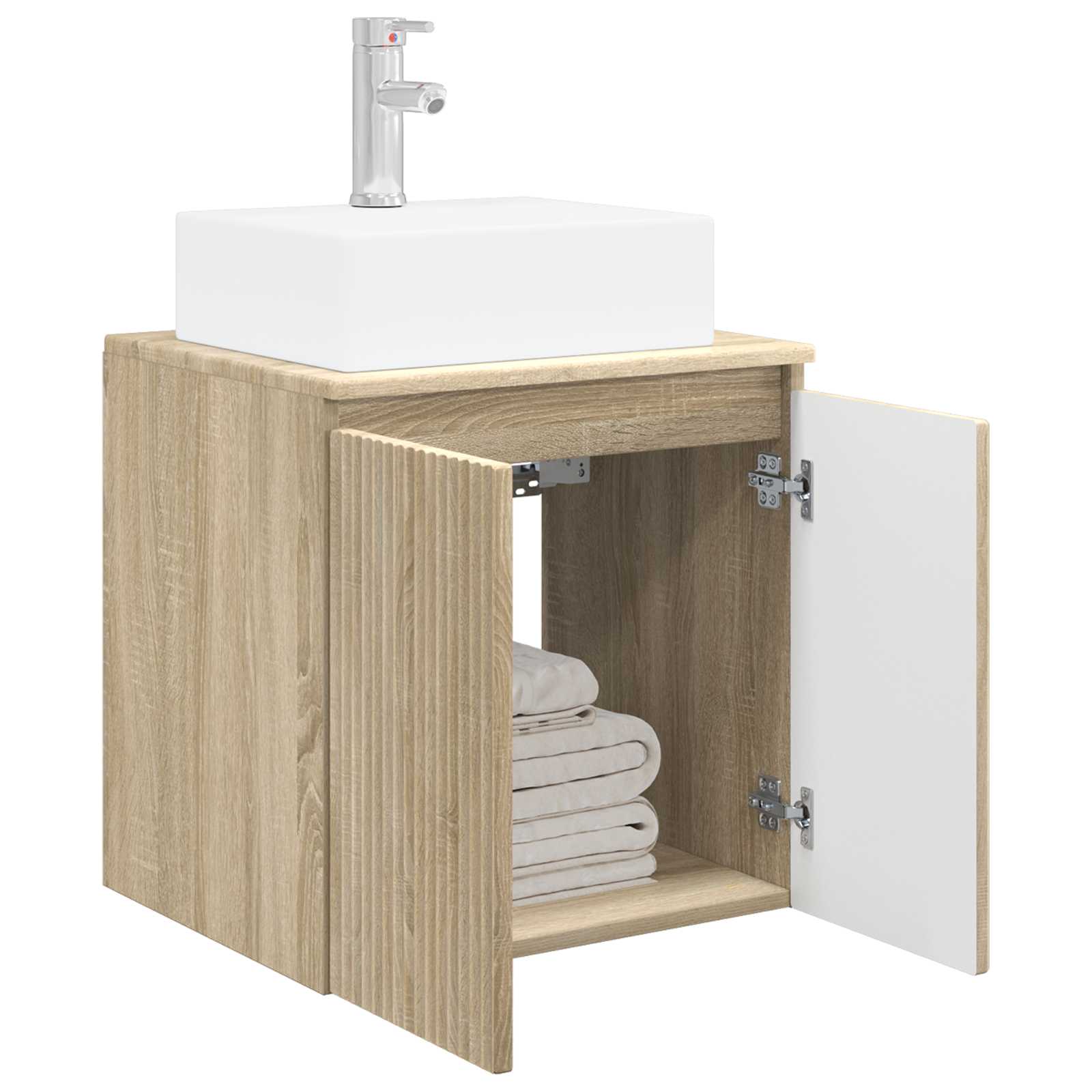 Επιτοίχια Λεκάνη Έπιπλο Sonoma Δρυς 49,5 x 41 x 62,5 εκ - Pakobazaar