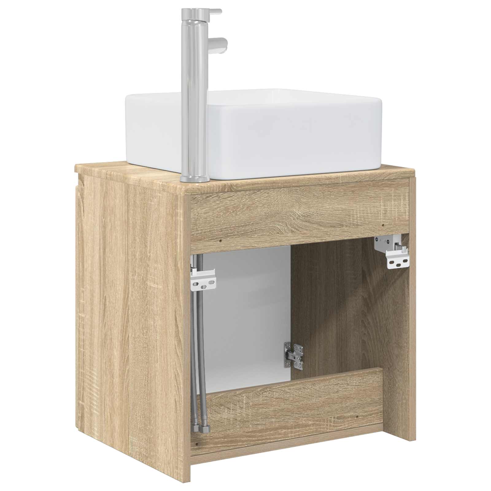 Επιτοίχια Λεκάνη Έπιπλο Sonoma Δρυς 53 x 35 x 63 εκ - Pakobazaar
