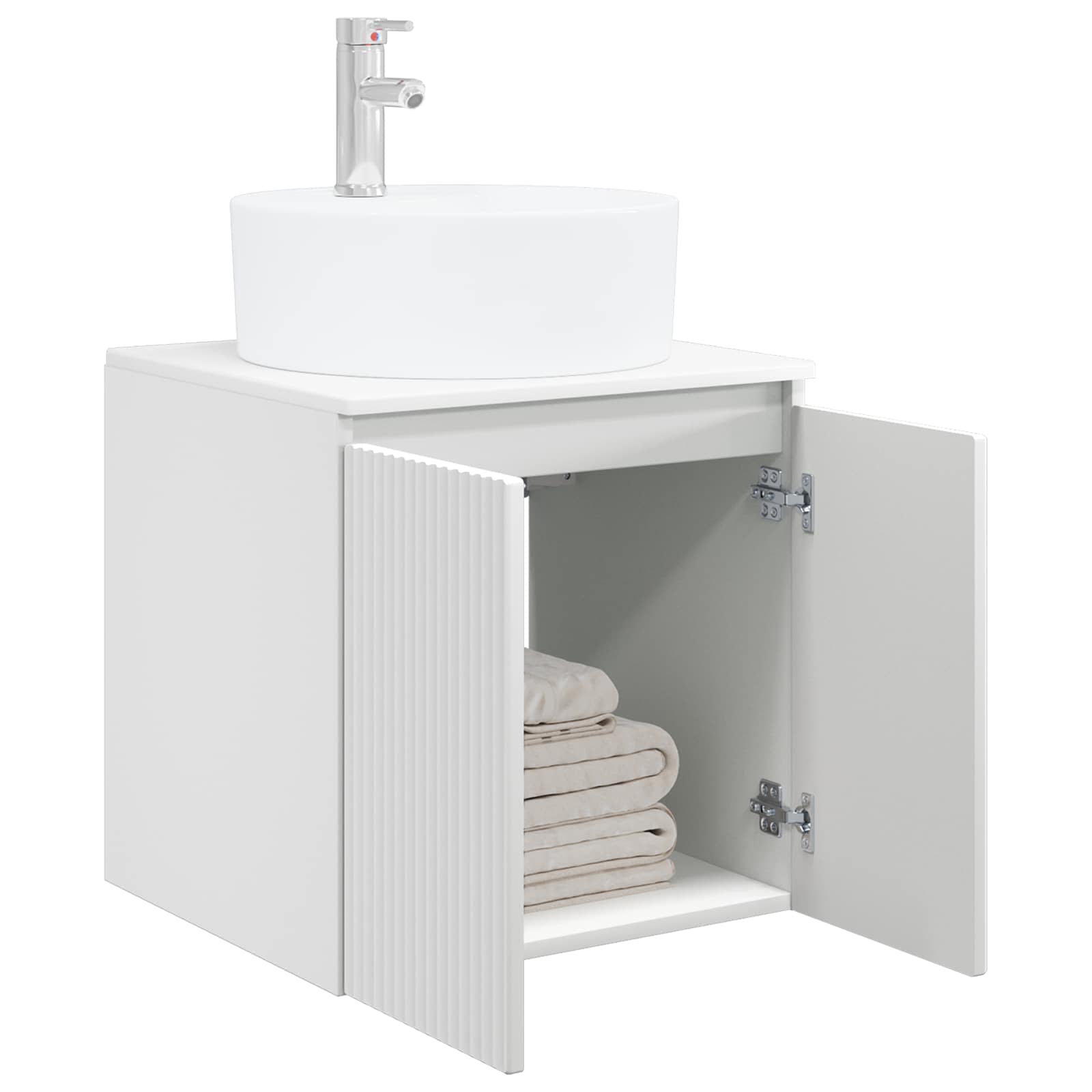 Επιτοίχια Λεκάνη Έπιπλο Λευκό 49,5 x 44,5 x 65 εκ - Pakobazaar