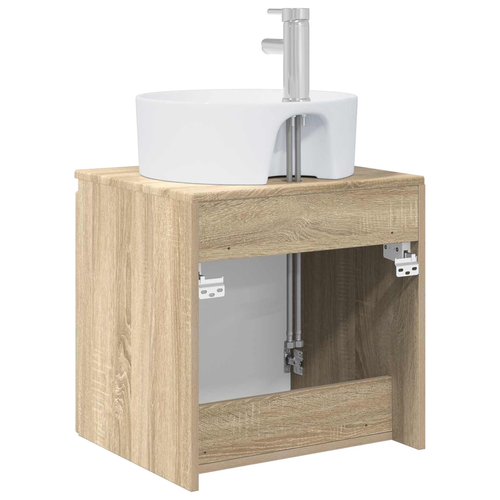 Επιτοίχια Λεκάνη Έπιπλο Sonoma Δρυς 49,5 x 44,5 x 65 εκ - Pakobazaar