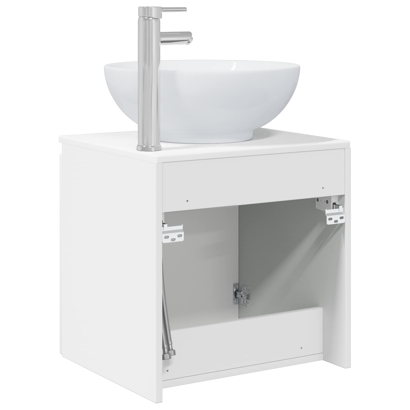 Επιτοίχια Λεκάνη Έπιπλο Λευκό 49,5 x 44,5 x 65 εκ - Pakobazaar
