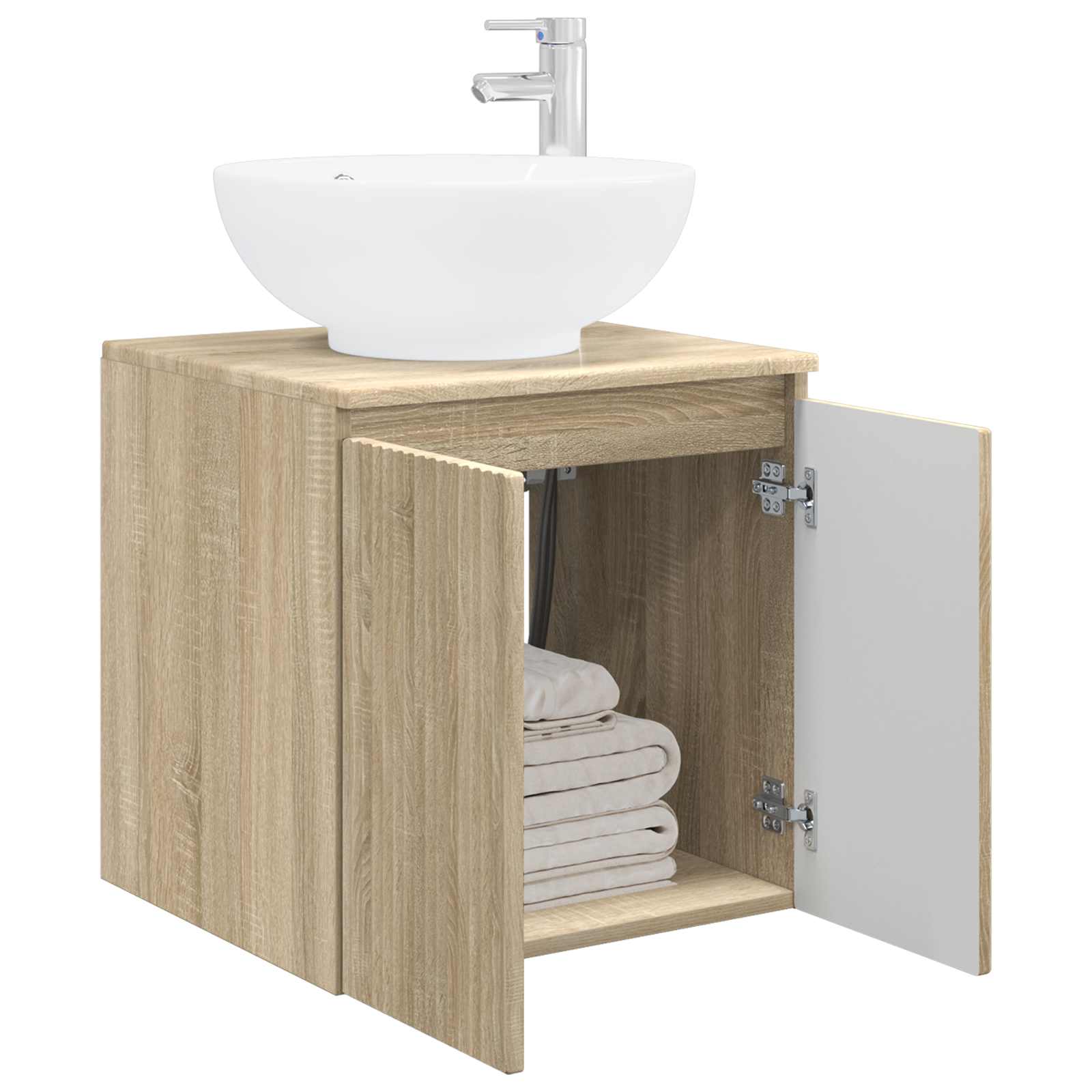 Επιτοίχια Λεκάνη Έπιπλο Sonoma Δρυς 49,5 x 44,5 x 65 εκ - Pakobazaar