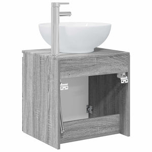 Επιτοίχια Λεκάνη Έπιπλο Γκρι Sonoma 49,5 x 44,5 x 65 εκ - Pakobazaar