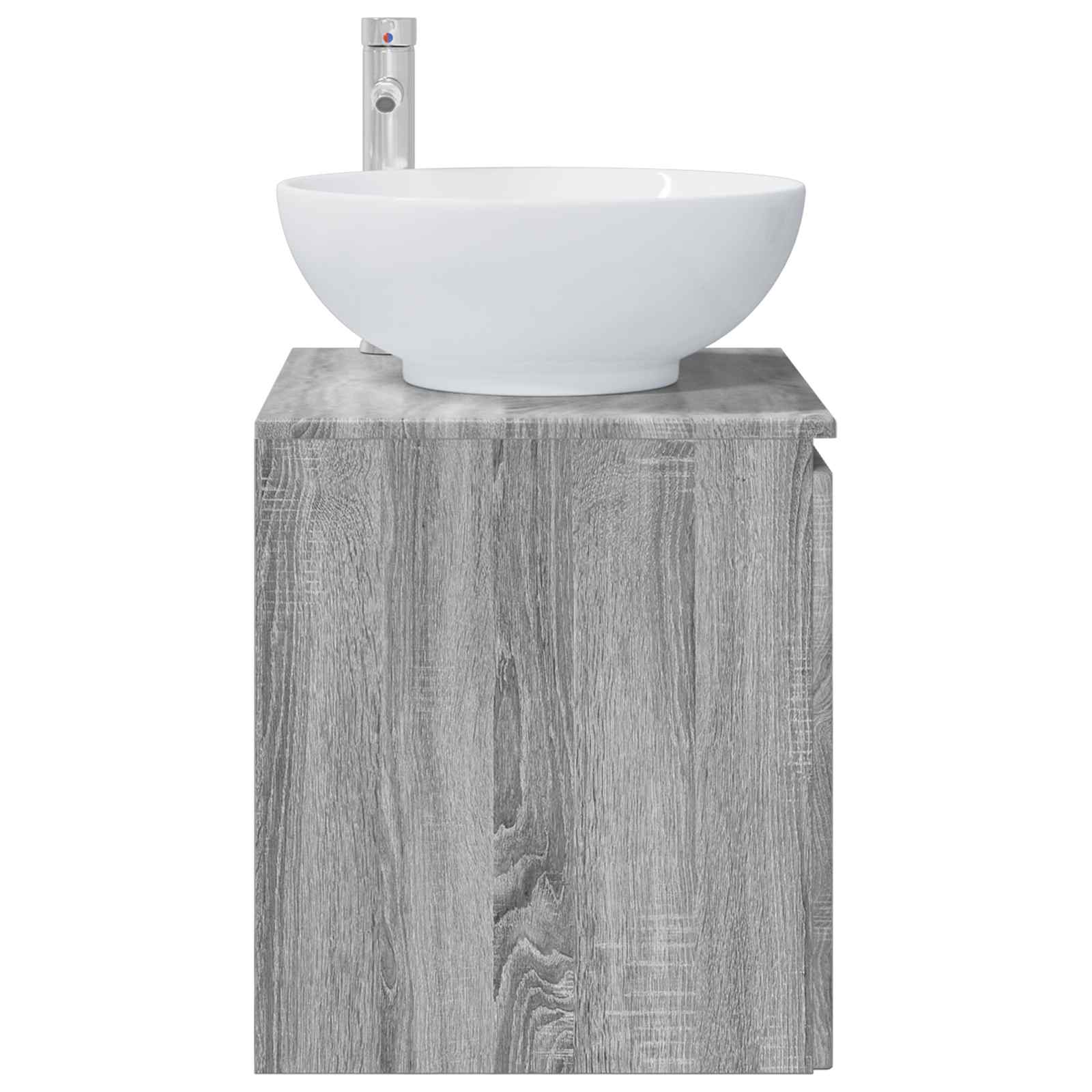 Επιτοίχια Λεκάνη Έπιπλο Γκρι Sonoma 49,5 x 44,5 x 65 εκ - Pakobazaar