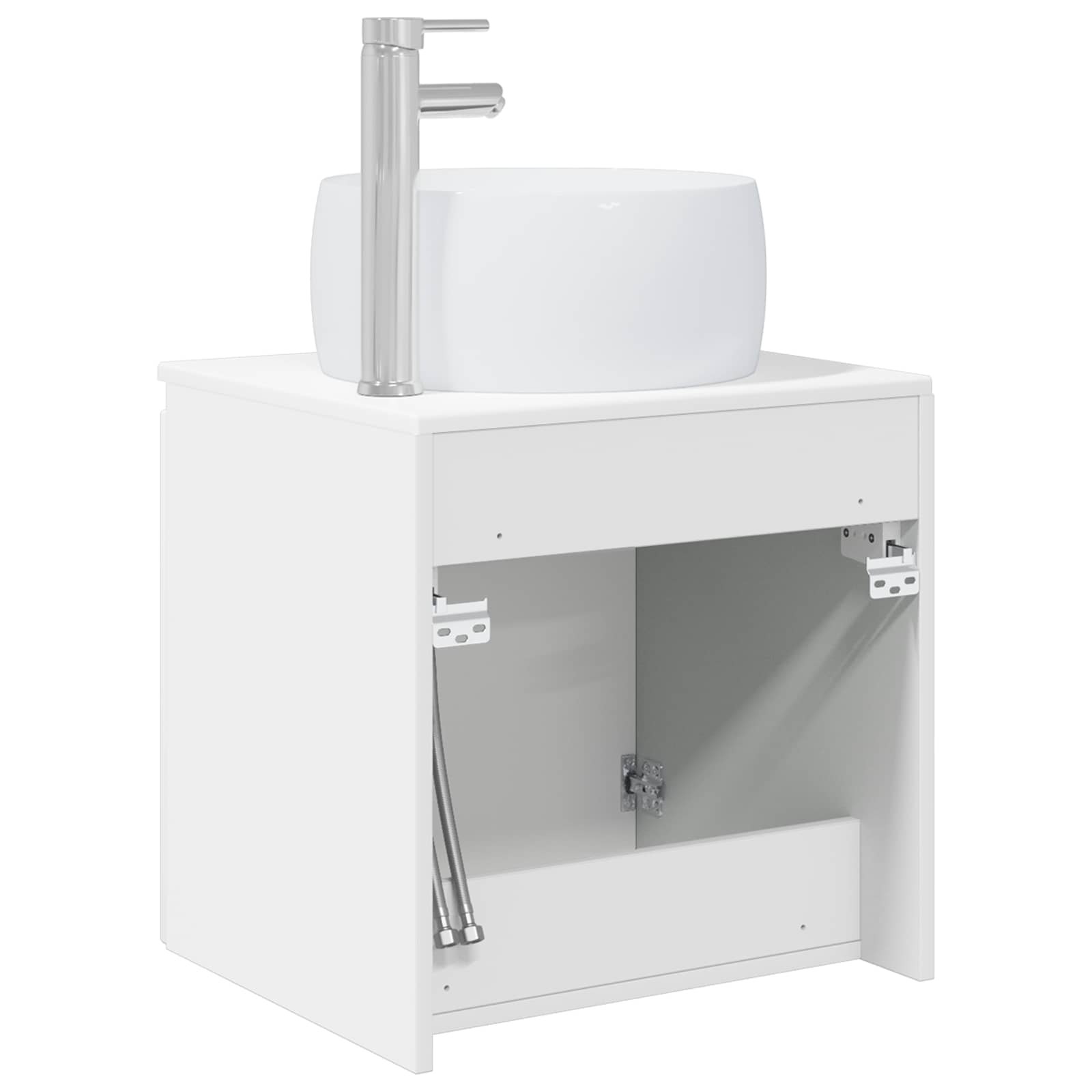 Επιτοίχια Λεκάνη Έπιπλο Λευκό 49,5 x 44,5 x 66 εκ - Pakobazaar