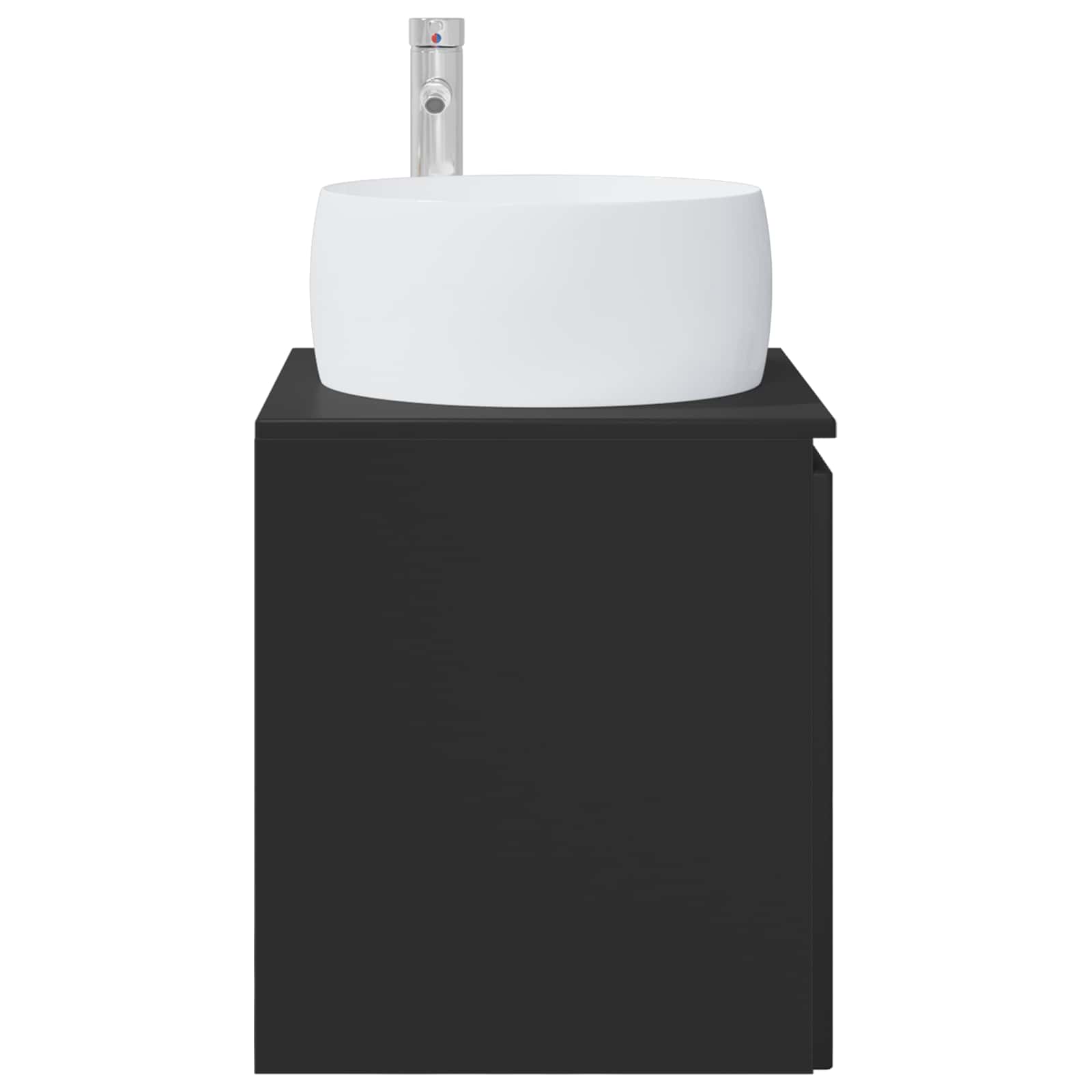Επιτοίχια Λεκάνη Έπιπλο Μαύρο 49,5 x 44,5 x 66 εκ - Pakobazaar