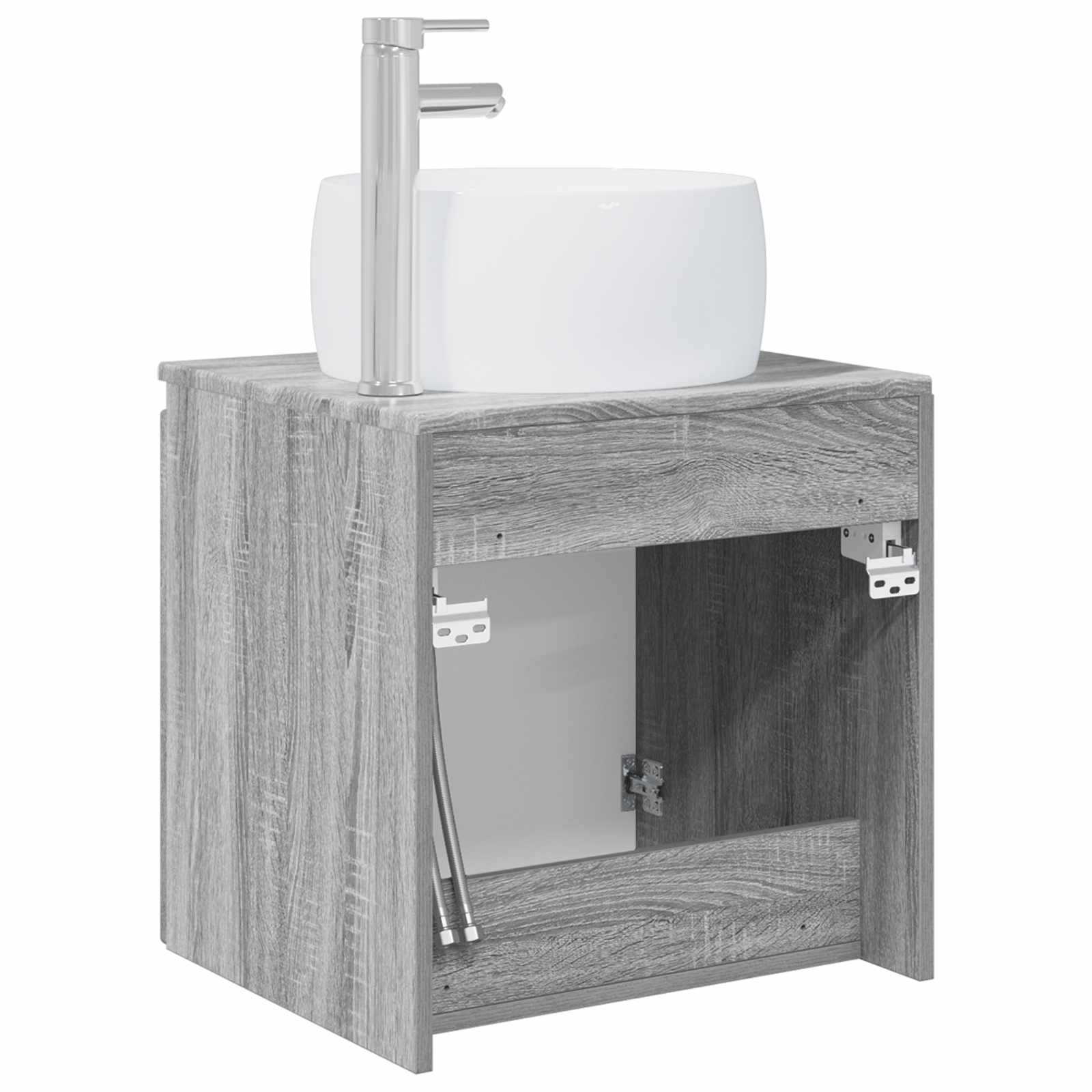 Επιτοίχια Λεκάνη Έπιπλο Γκρι Sonoma 49,5 x 44,5 x 66 εκ - Pakobazaar
