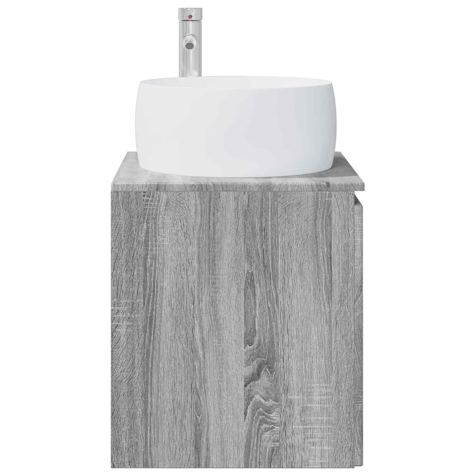 Επιτοίχια Λεκάνη Έπιπλο Γκρι Sonoma 49,5 x 44,5 x 66 εκ - Pakobazaar