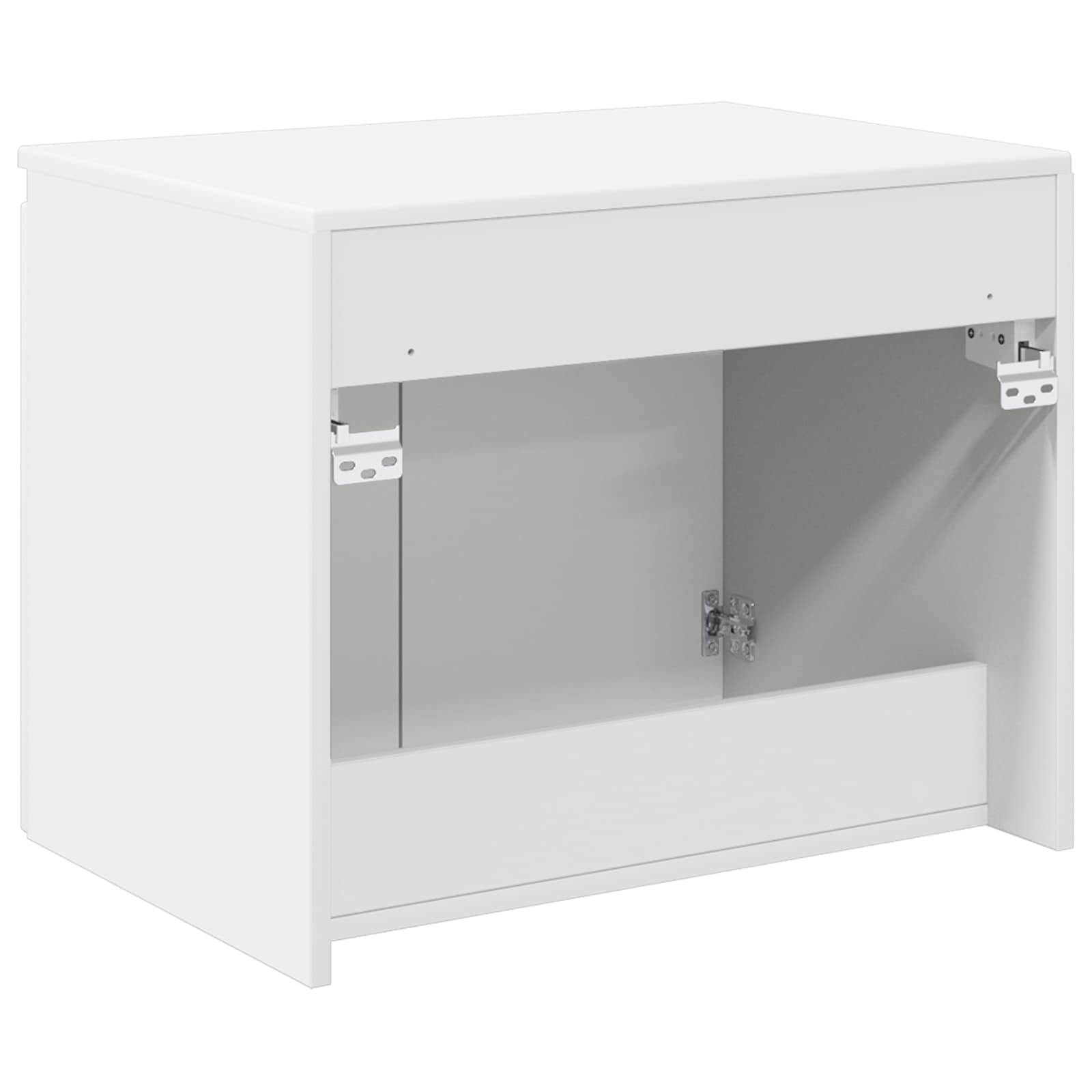 Τοίχου Ντουλάπα Μπάνιου Λευκό 62,5 x 44,5 x 50 εκ. - Pakobazaar