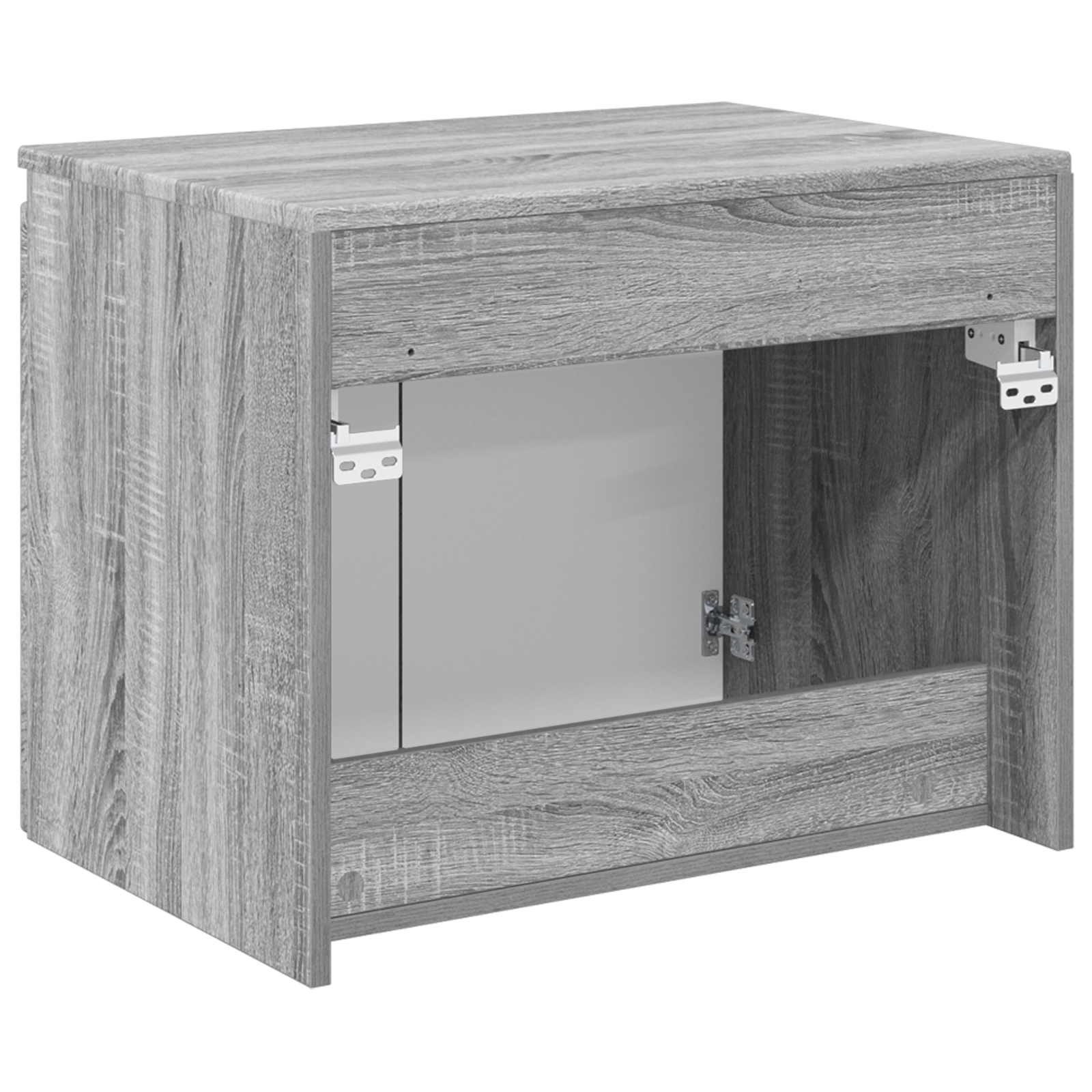 Τοίχου Ντουλάπα Μπάνιου Γκρι Sonoma 62,5 x 44,5 x 50 εκ. - Pakobazaar