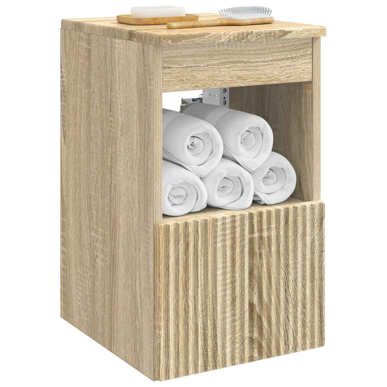 Ντουλάπι Μπάνιου Sonoma Δρυς 30 x 41 x 50 εκ. - Pakobazaar