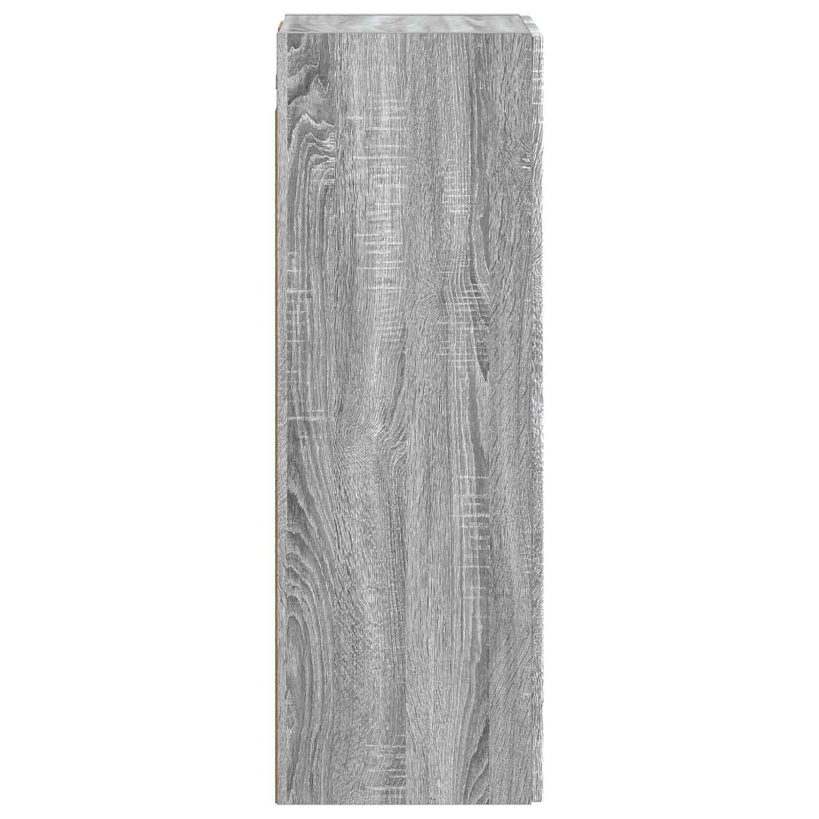 Τοίχου Ντουλάπα Μπάνιου Γκρι Sonoma 33 x 34,5 x 60 εκ - Pakobazaar
