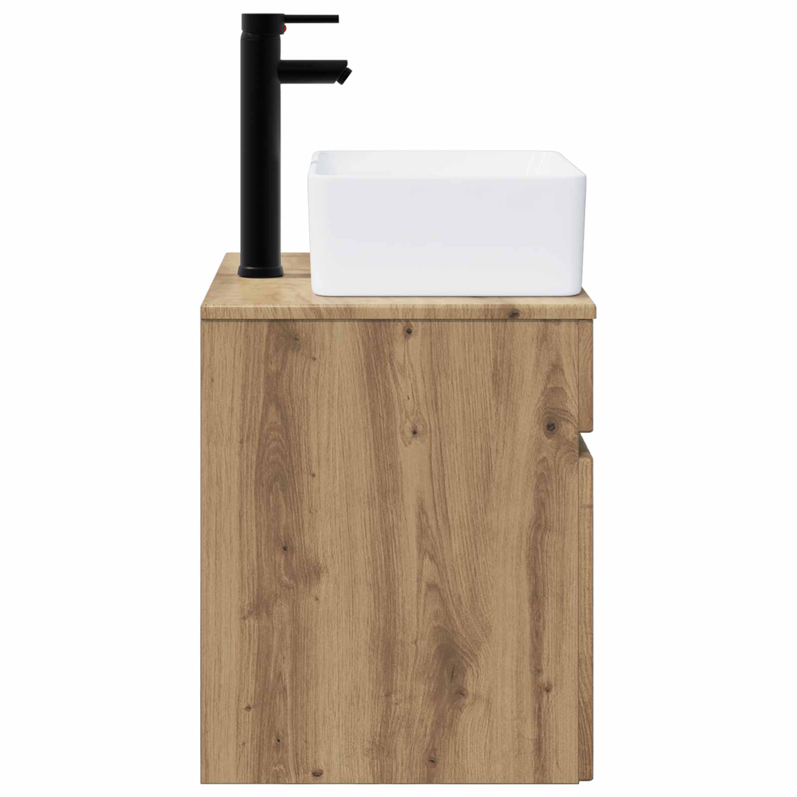 Επιτοίχιος νιπτήρας βανίλιας Artisan Δρυς 49 x 41 x 63 εκ. - Pakobazaar