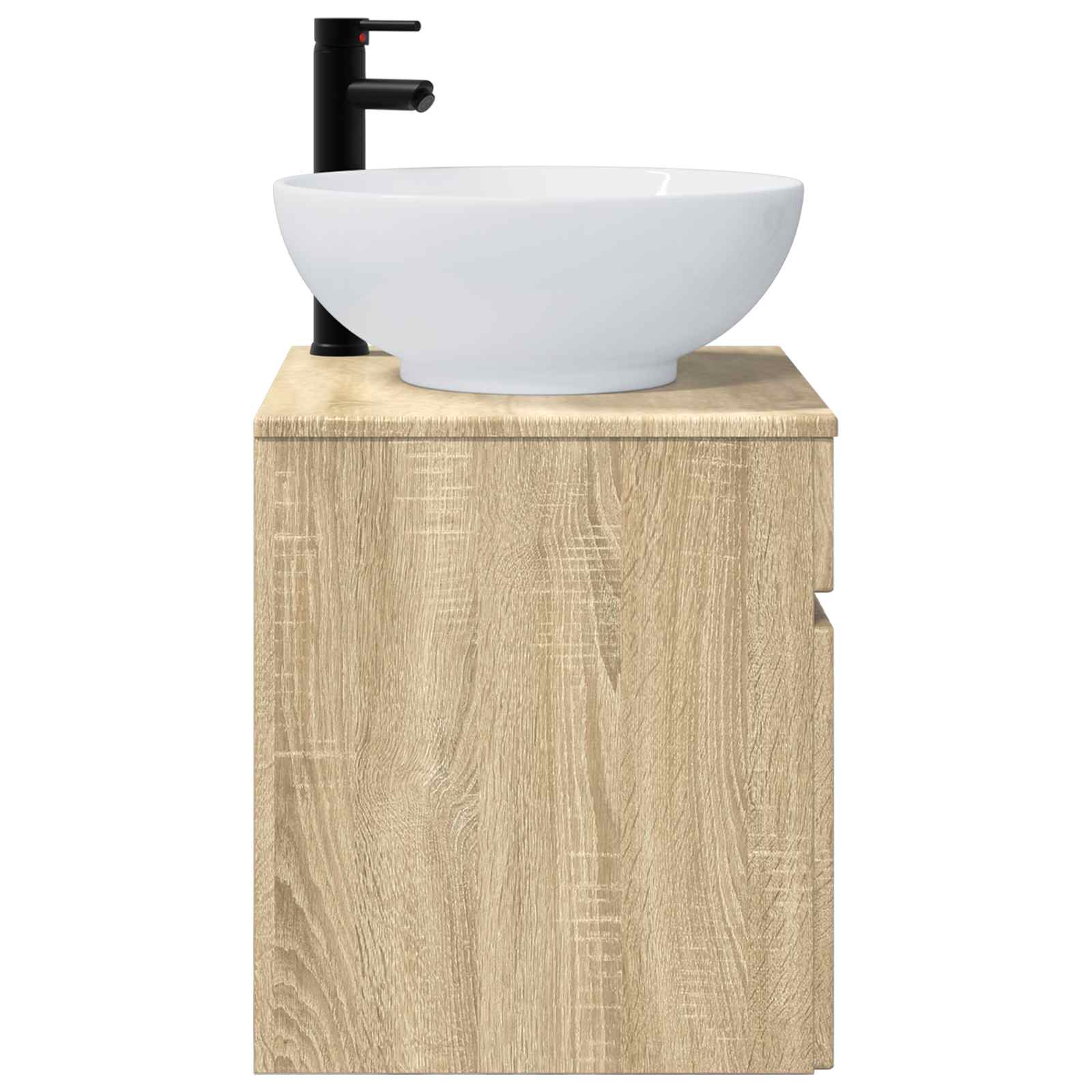 Επιτοίχιος νιπτήρας βανίλιας Sonoma Δρυς 49 x 44,5 x 66,5 εκ - Pakobazaar