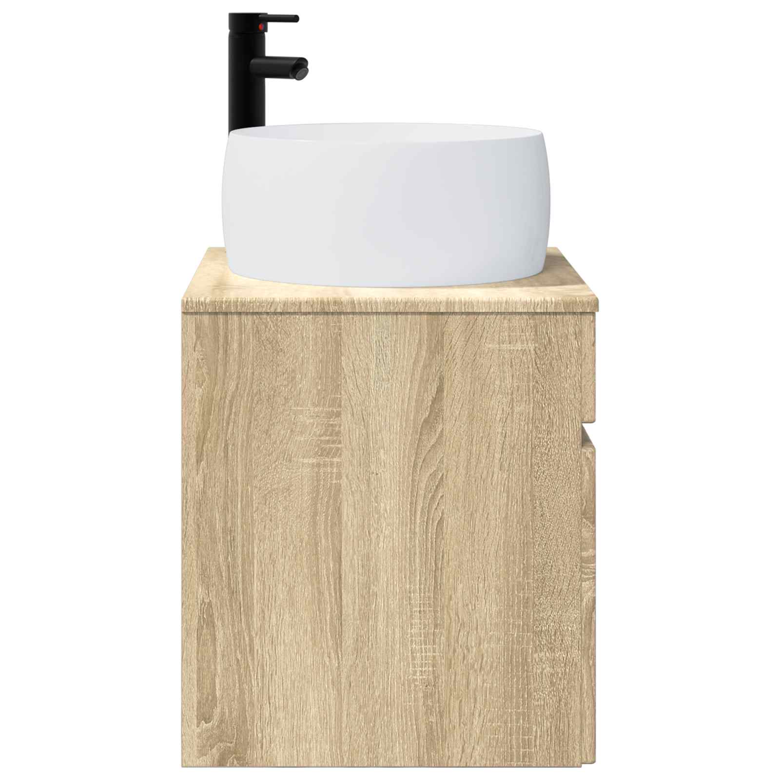 Επιτοίχιος νιπτήρας βανίλιας Sonoma Δρυς 49 x 44,5 x 66 εκ - Pakobazaar