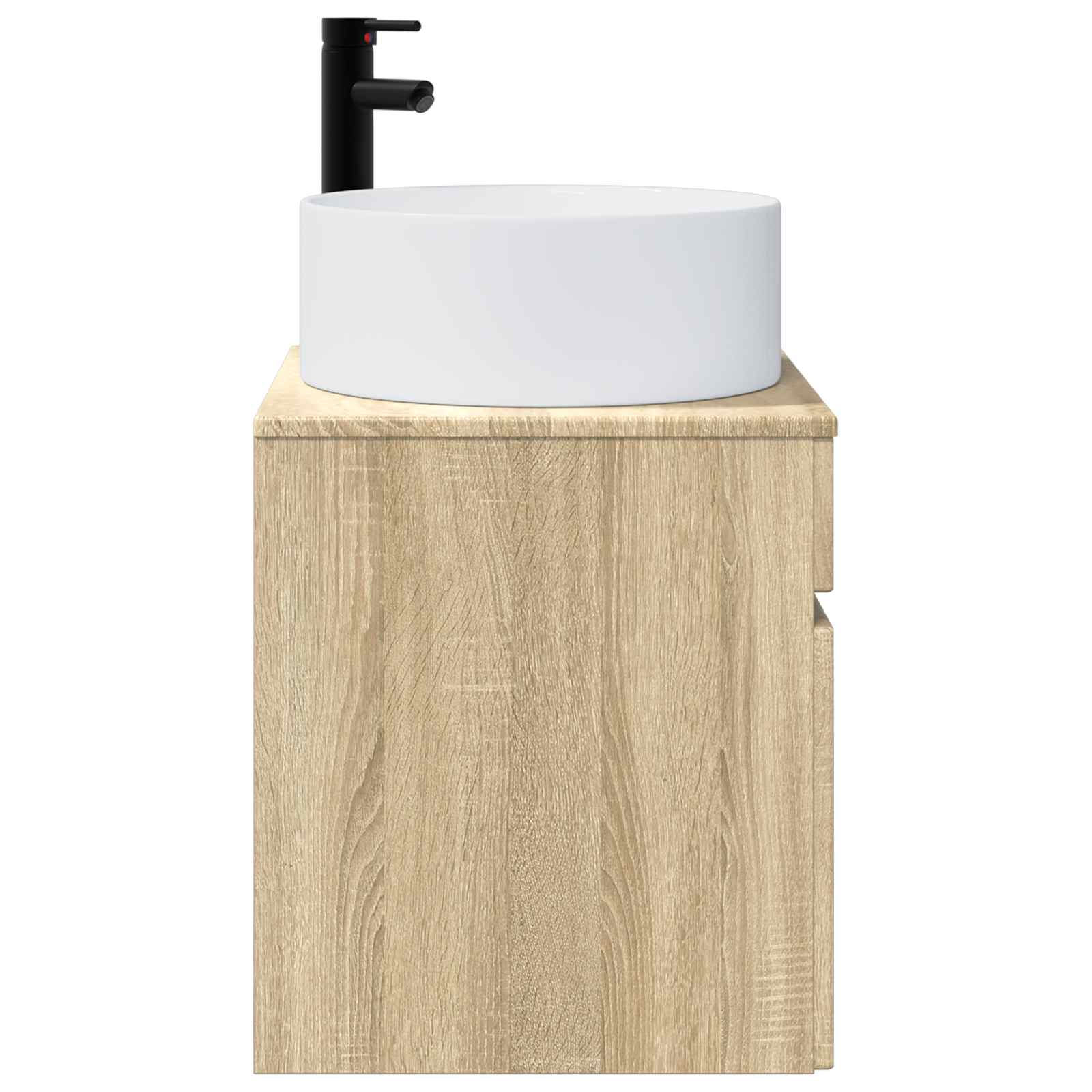 Επιτοίχιος νιπτήρας βανίλιας Sonoma Δρυς 49 x 44,5 x 65,5 εκ - Pakobazaar