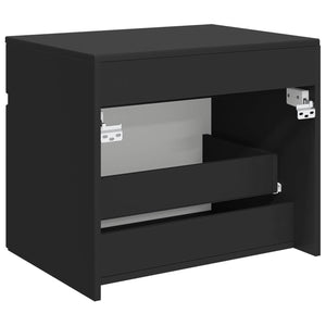 Τοίχου Ντουλάπα Μπάνιου Μαύρο 59 x 44,5 x 50 εκ - Pakobazaar