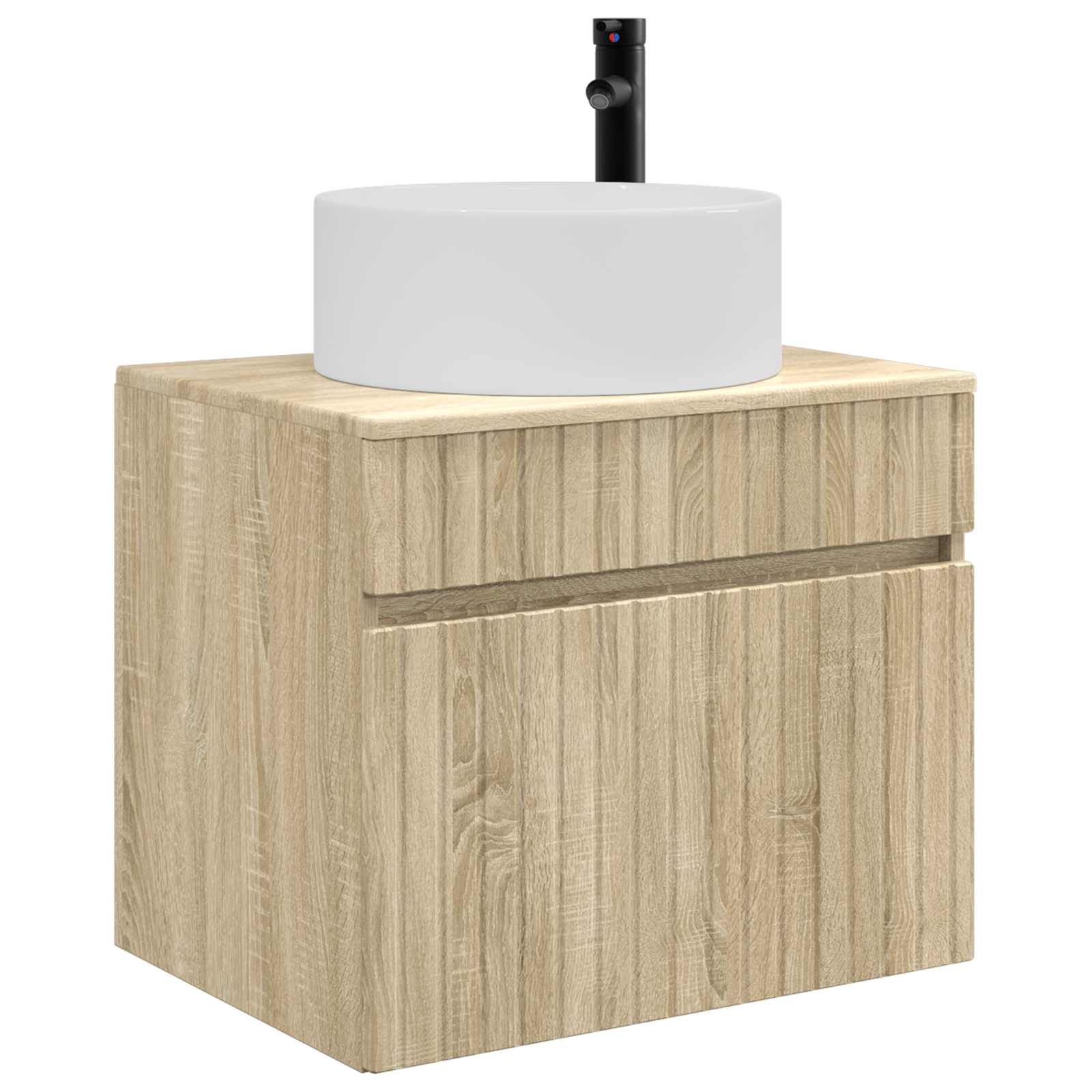 Τοίχου Ντουλάπα Μπάνιου Sonoma Δρυς 59 x 44,5 x 50 εκ - Pakobazaar