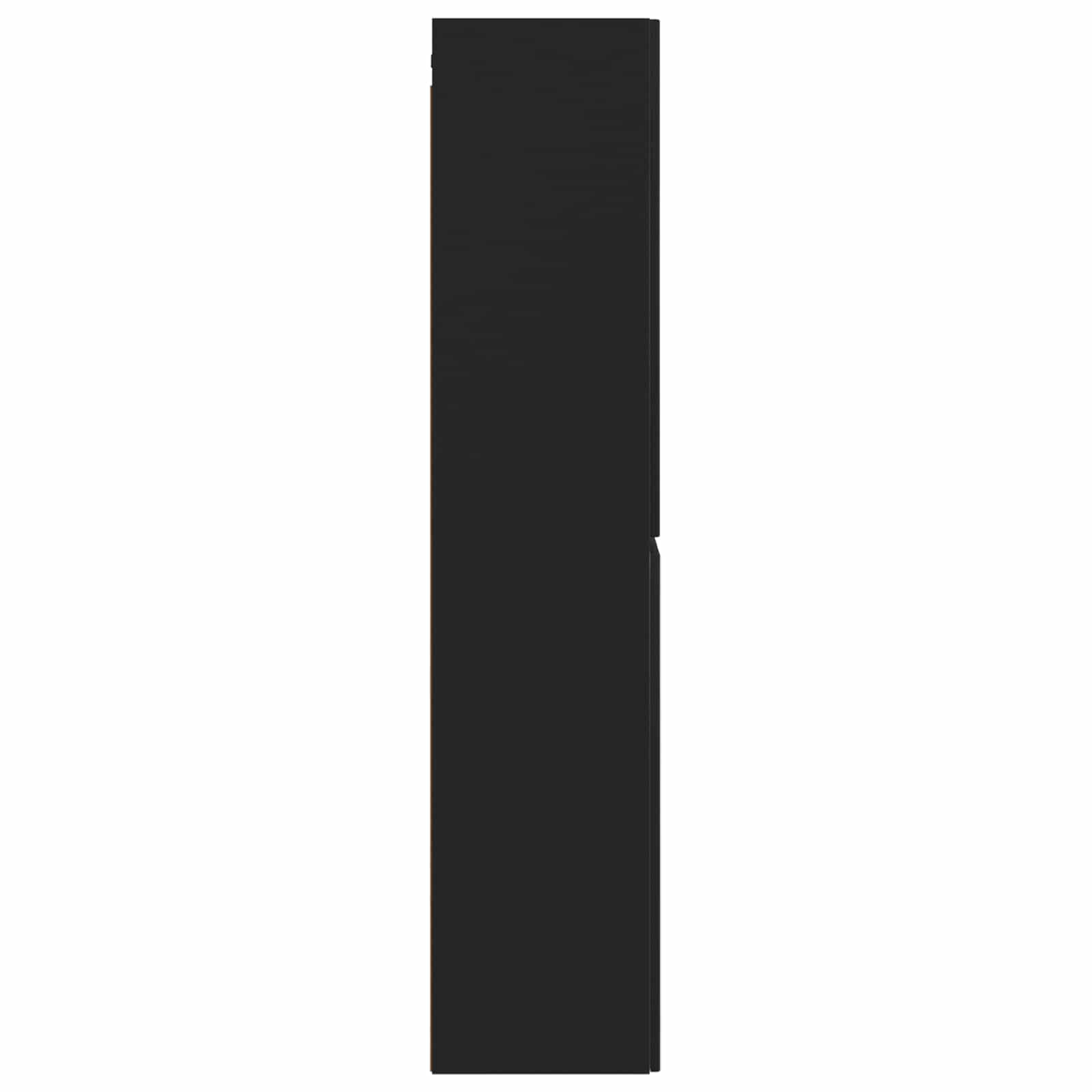 Τοίχου Ντουλάπα Μπάνιου Μαύρο 33 x 34,5 x 160 εκ - Pakobazaar