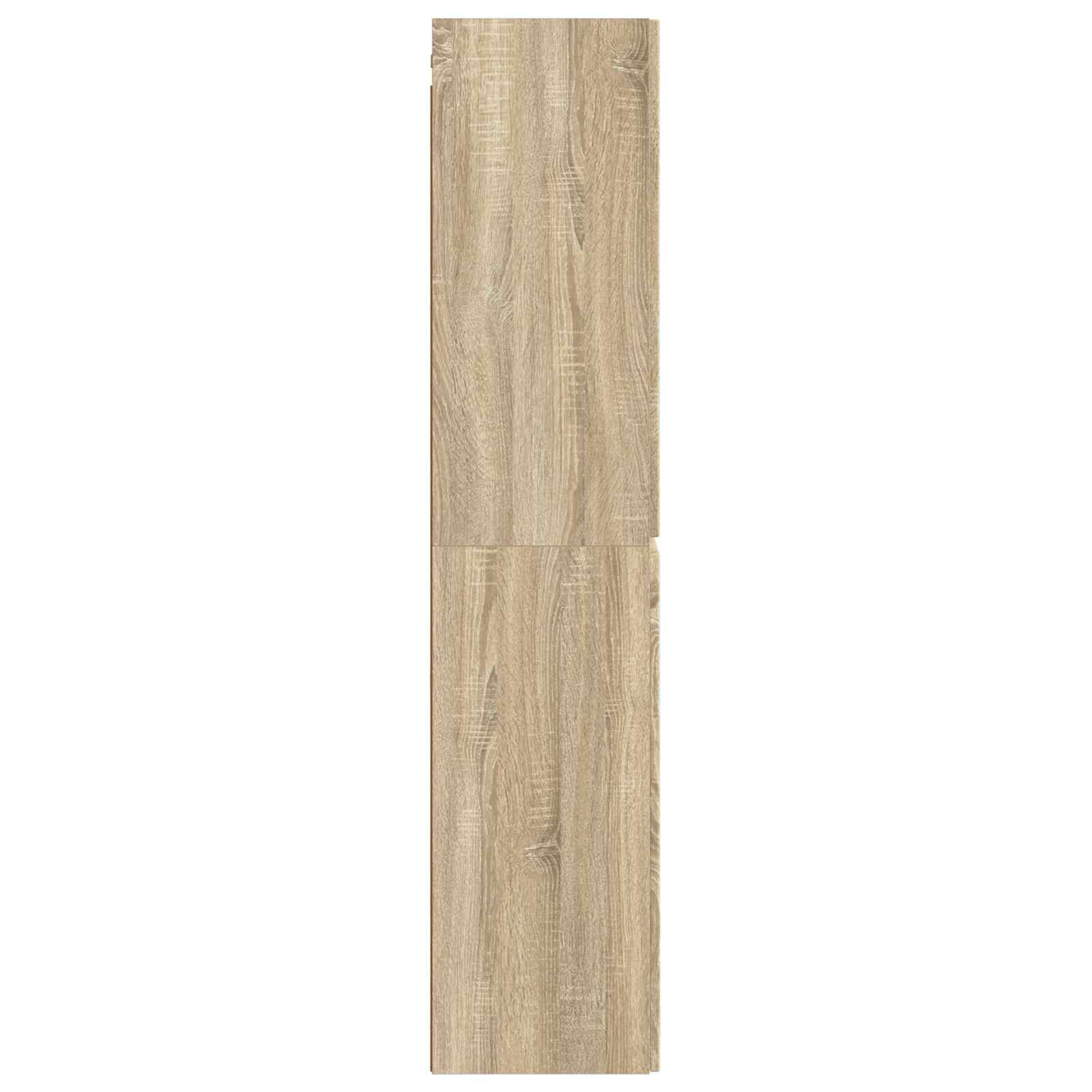 Τοίχου Ντουλάπα Μπάνιου Sonoma Δρυς 33 x 34,5 x 160 εκ - Pakobazaar