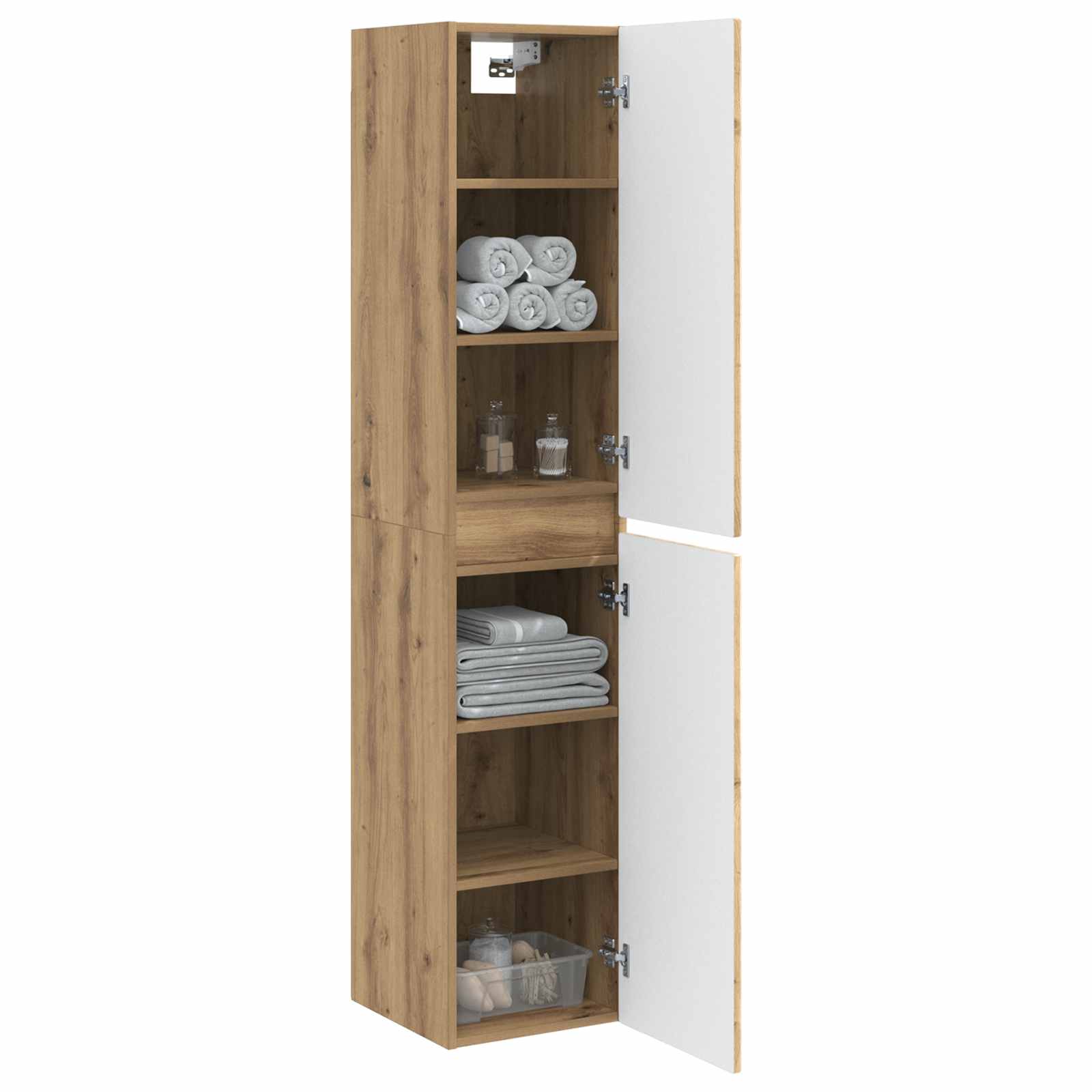 Τοίχου Ντουλάπα Μπάνιου Artisan Δρυς 33 x 34,5 x 160 εκ - Pakobazaar