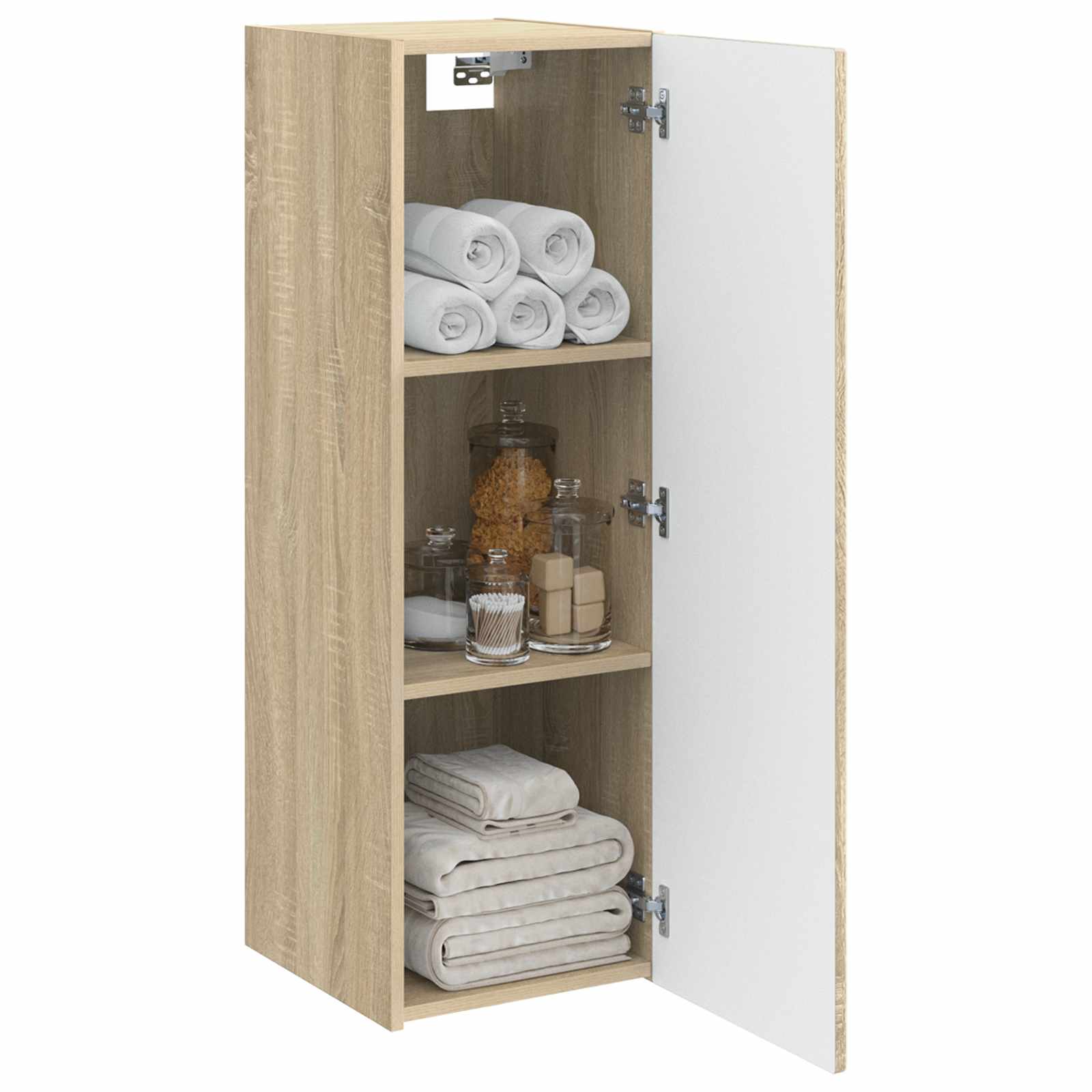 Τοίχου Ντουλάπα Μπάνιου Sonoma Δρυς 33 x 34,5 x 100 εκ - Pakobazaar