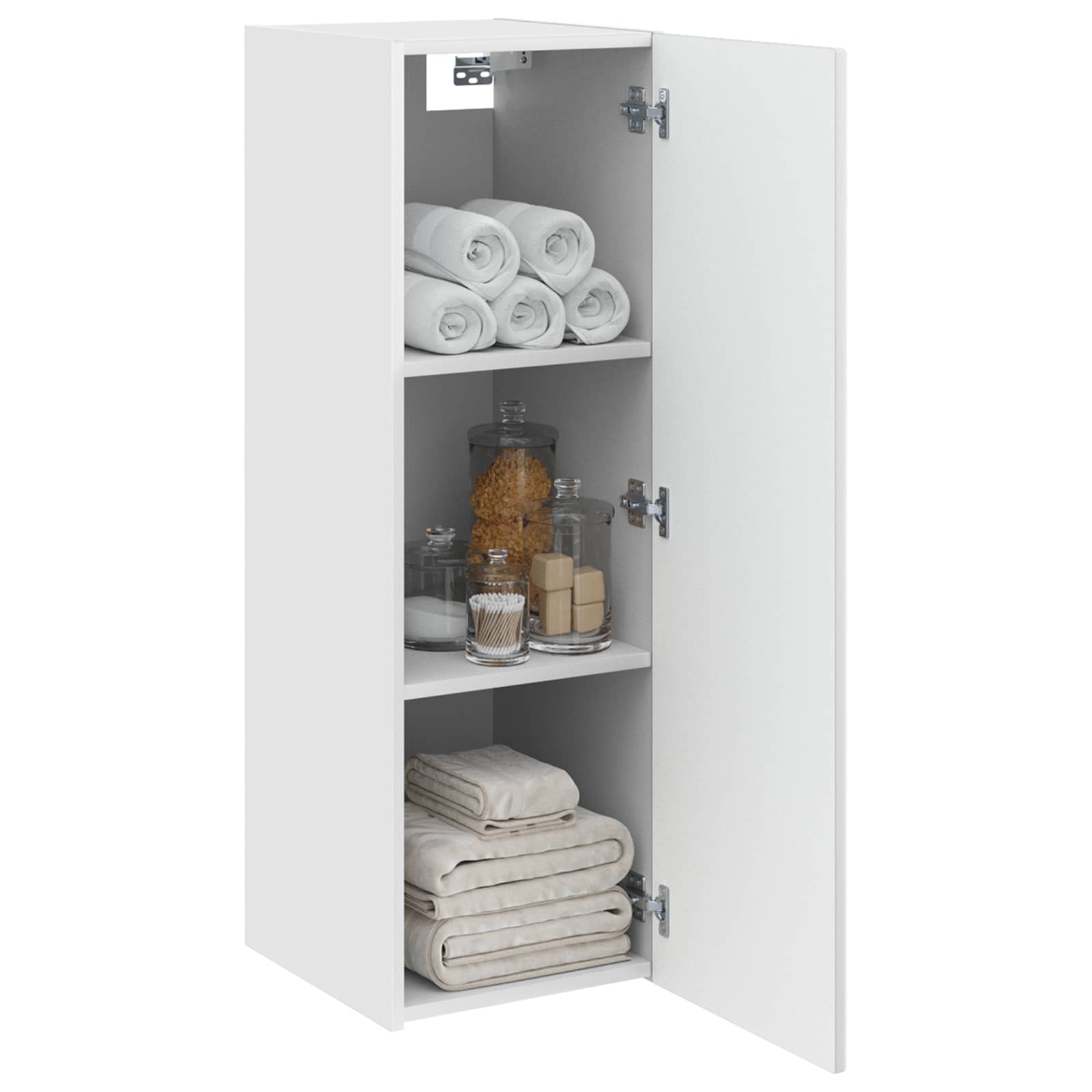 Τοίχου Ντουλάπα Μπάνιου Λευκό 33 x 34,5 x 60 εκ - Pakobazaar