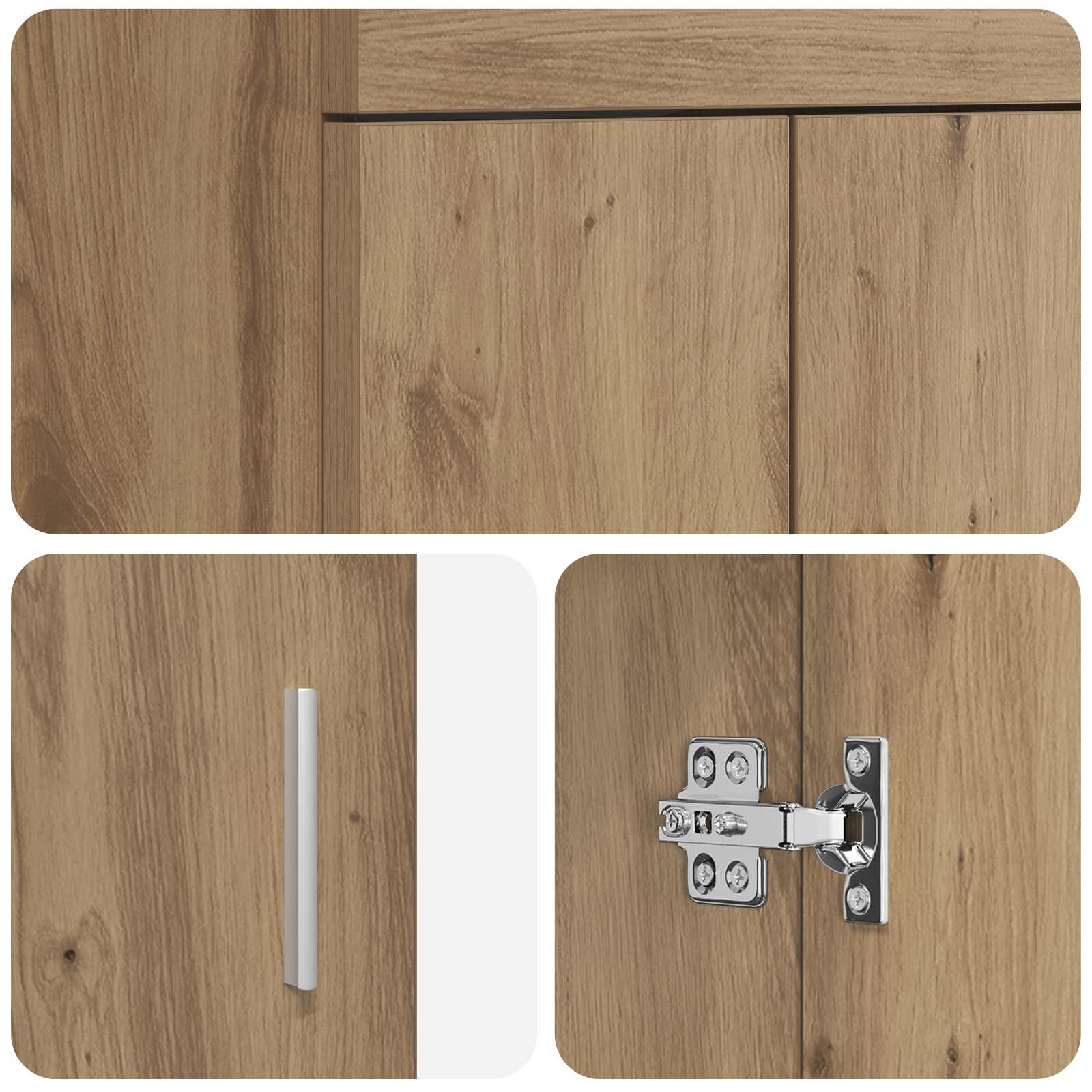 Καθρέφτης μπάνιου με νιπτήρα Artisan Δρυς 42 x 40 x 84,5 εκ - Pakobazaar