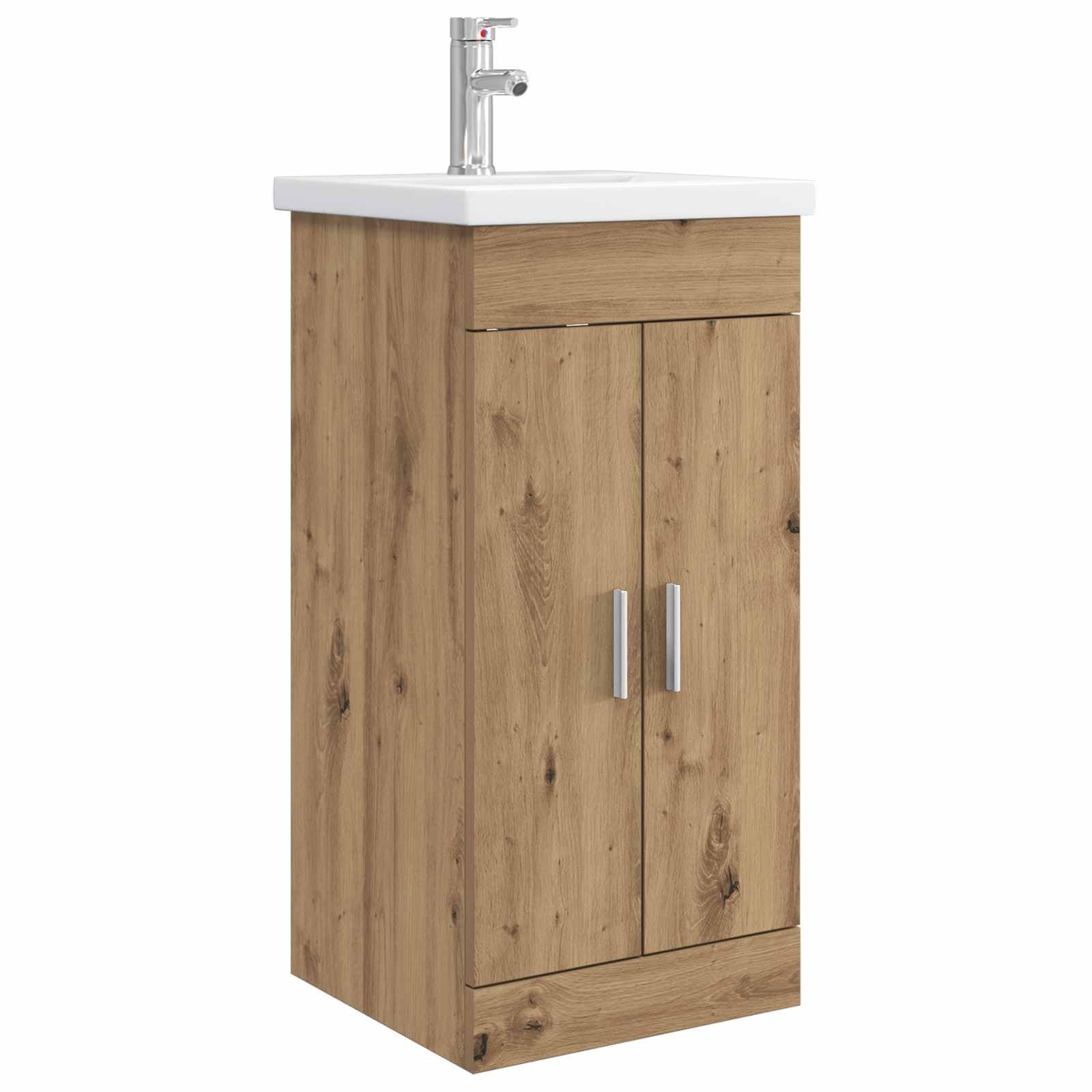 Καθρέφτης μπάνιου με νιπτήρα Artisan Δρυς 42 x 40 x 84,5 εκ - Pakobazaar