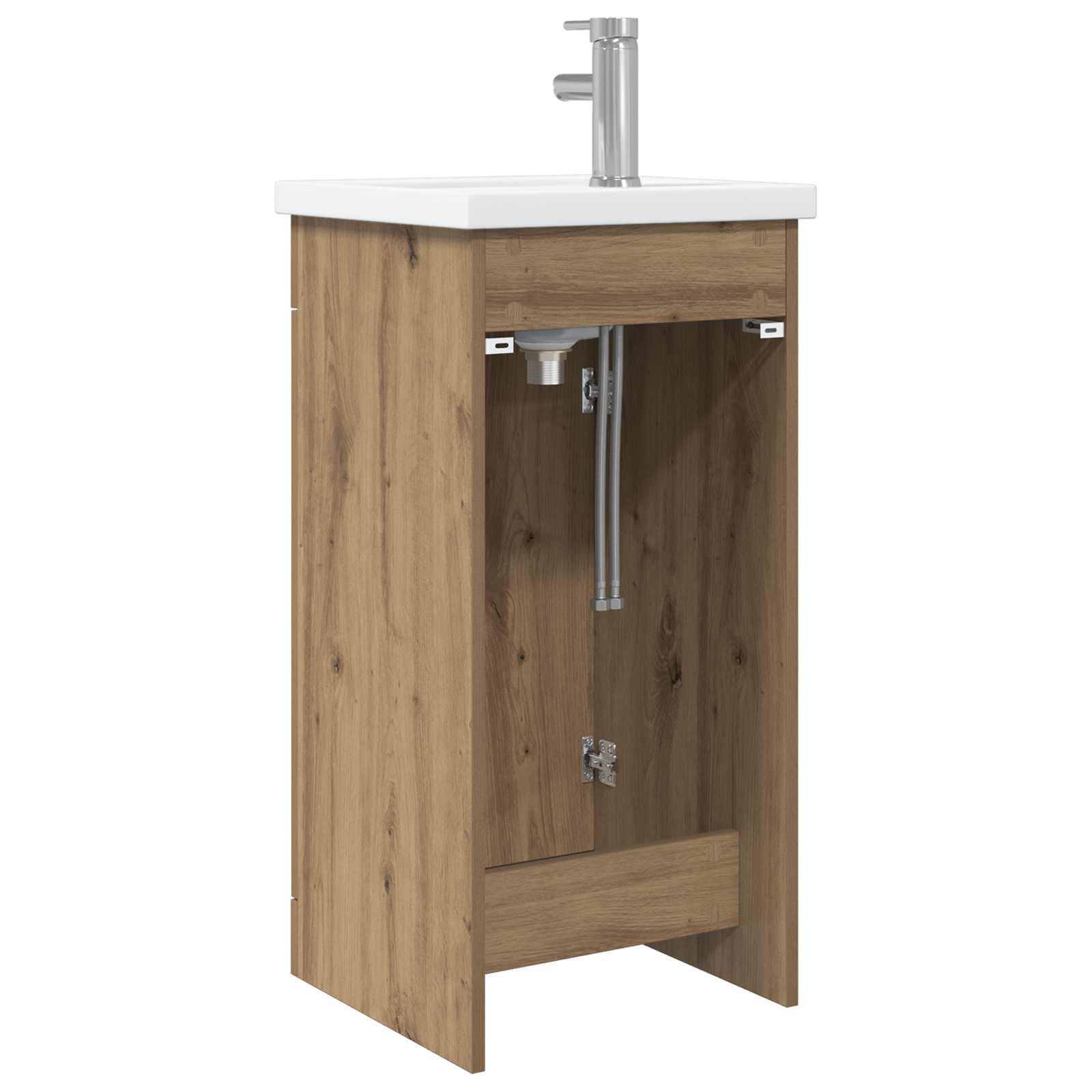 Καθρέφτης μπάνιου με νιπτήρα Artisan Δρυς 42 x 40 x 84,5 εκ - Pakobazaar