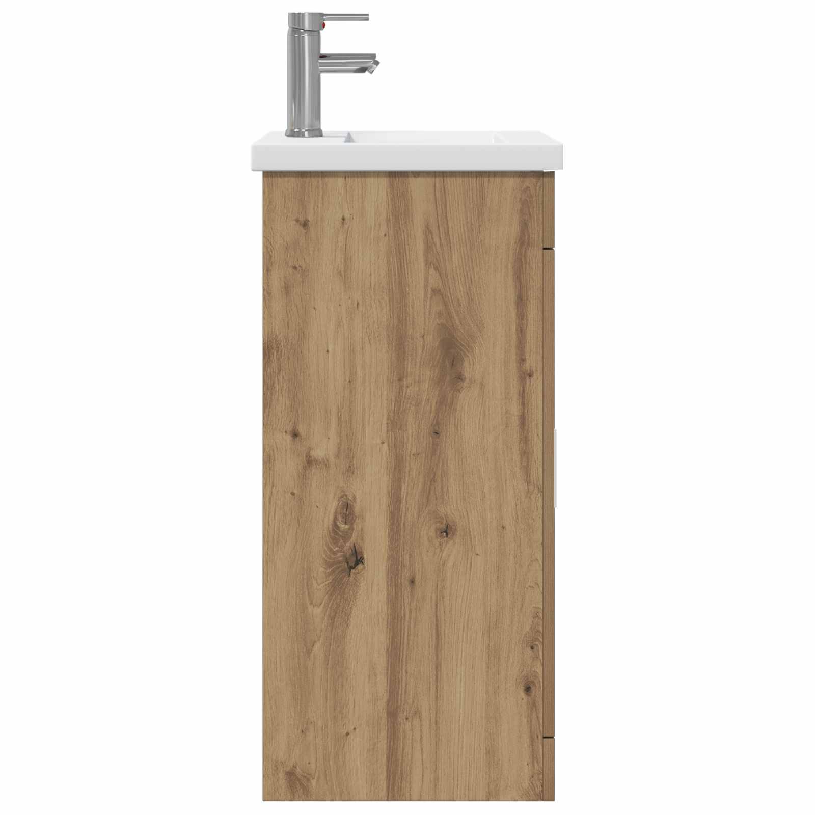 Καθρέφτης μπάνιου με νιπτήρα Artisan Δρυς 42 x 40 x 84,5 εκ - Pakobazaar