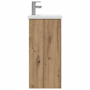 Καθρέφτης μπάνιου με νιπτήρα Artisan Δρυς 42 x 40 x 84,5 εκ - Pakobazaar