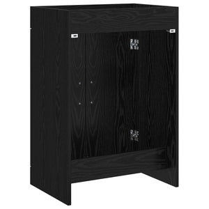 Ντουλάπι Κάτω από τον Νιπτήρα Μαύρη Δρυς 56 x 37,5 x 81 εκ - Pakobazaar