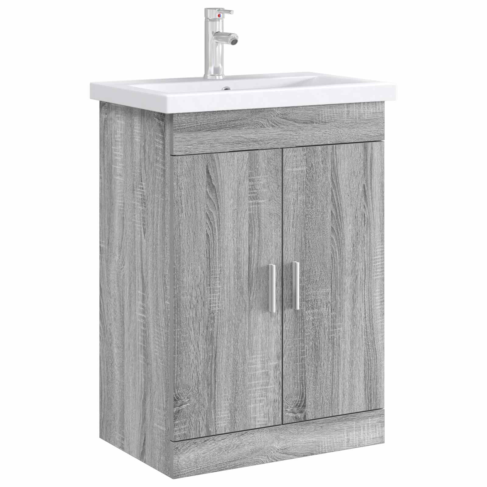 Ντουλάπι Κάτω από τον Νιπτήρα Γκρι Sonoma 56 x 37,5 x 81 εκ - Pakobazaar