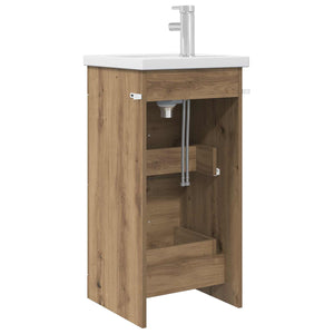 Καθρέφτης μπάνιου με νιπτήρα Artisan Δρυς 42 x 40 x 84,5 εκ - Pakobazaar