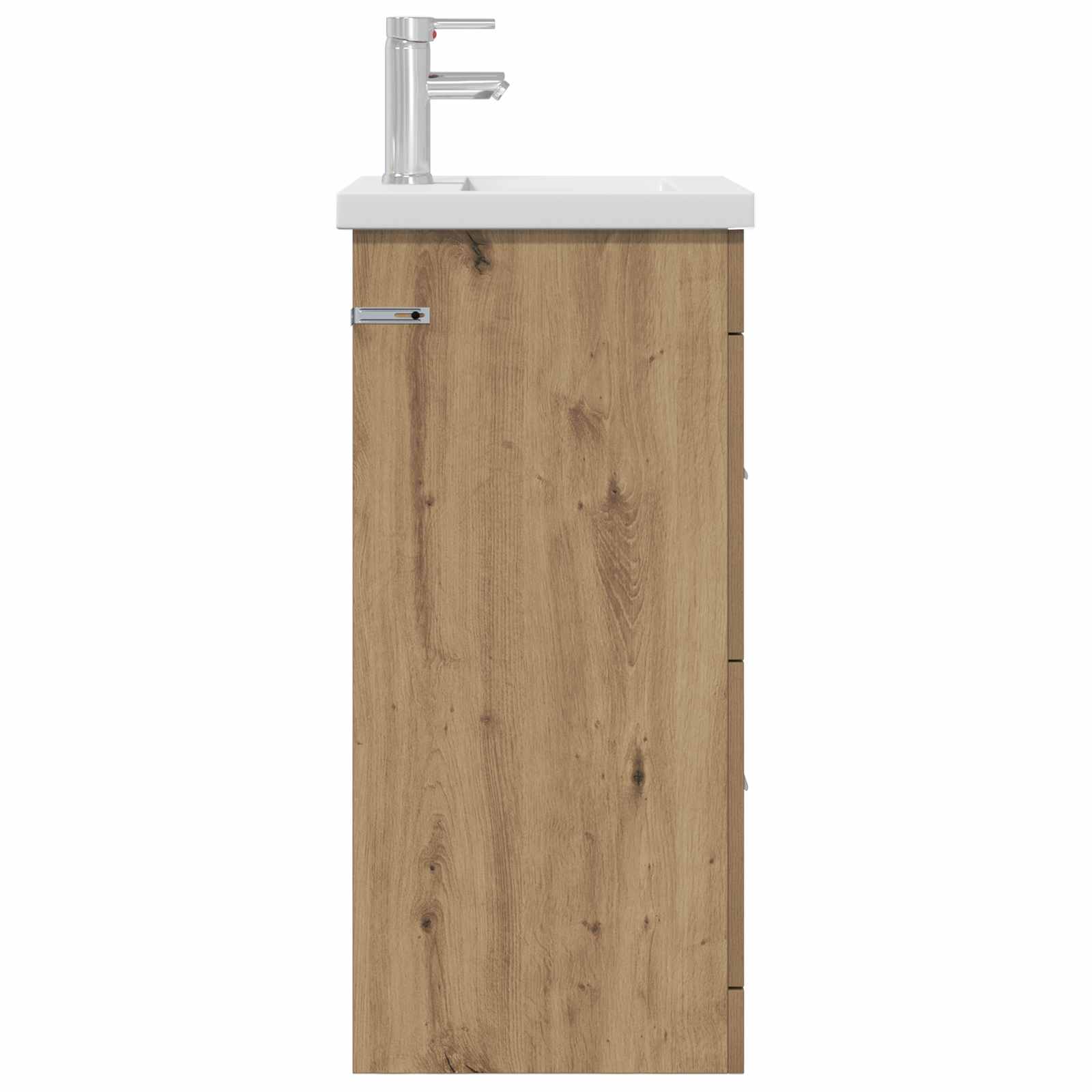 Καθρέφτης μπάνιου με νιπτήρα Artisan Δρυς 42 x 40 x 84,5 εκ - Pakobazaar