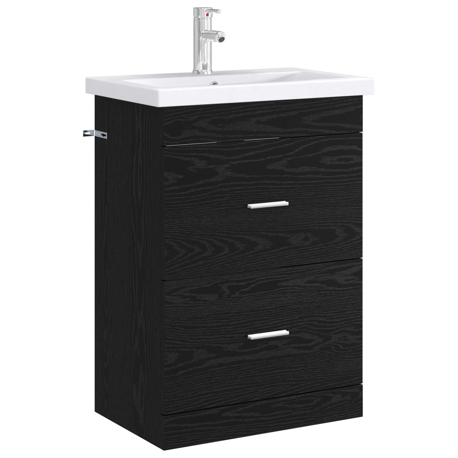 Ντουλάπι Κάτω από τον Νιπτήρα Μαύρη Δρυς 56 x 37,5 x 81 εκ - Pakobazaar