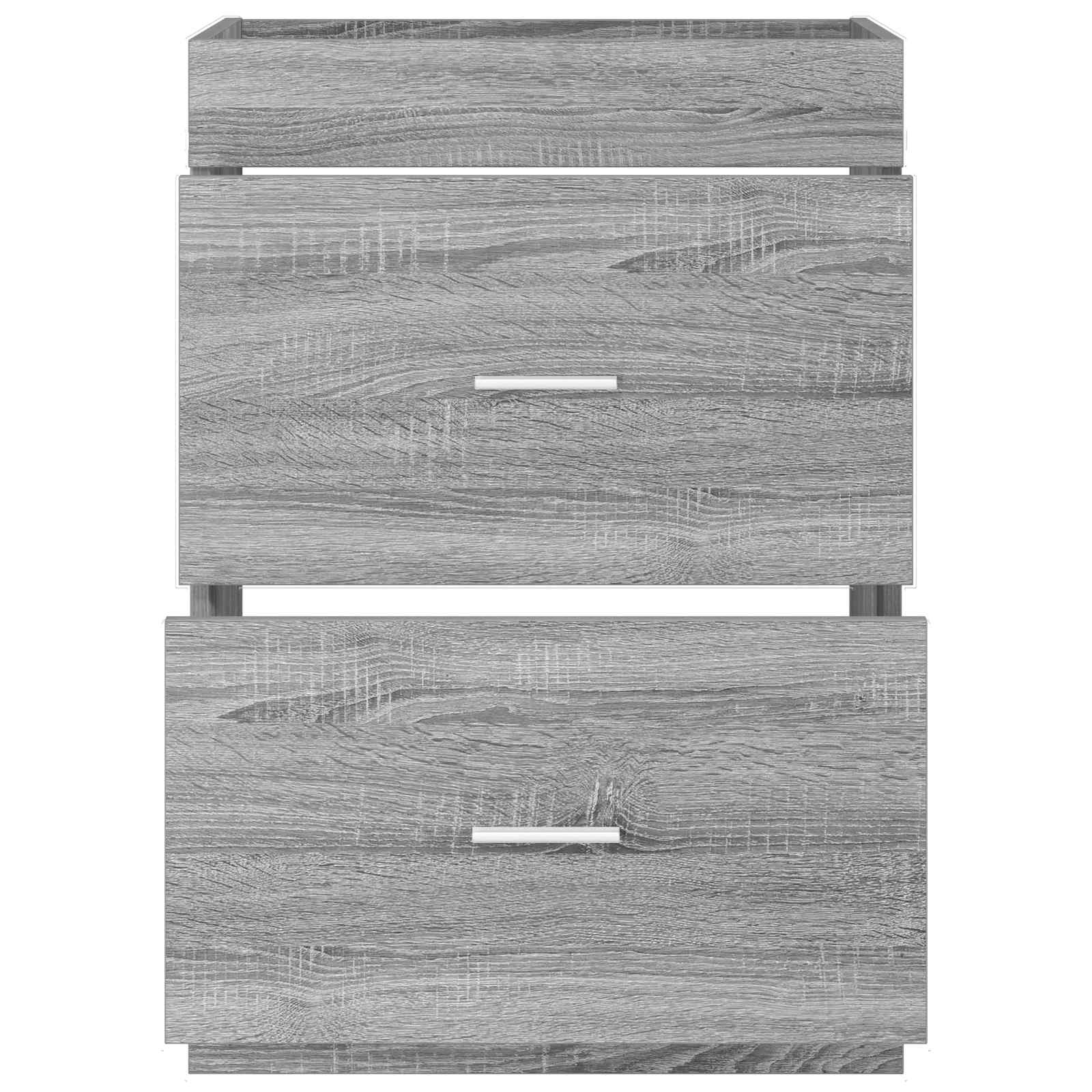 Ντουλάπι Κάτω από τον Νιπτήρα Γκρι Sonoma 56 x 37,5 x 81 εκ - Pakobazaar